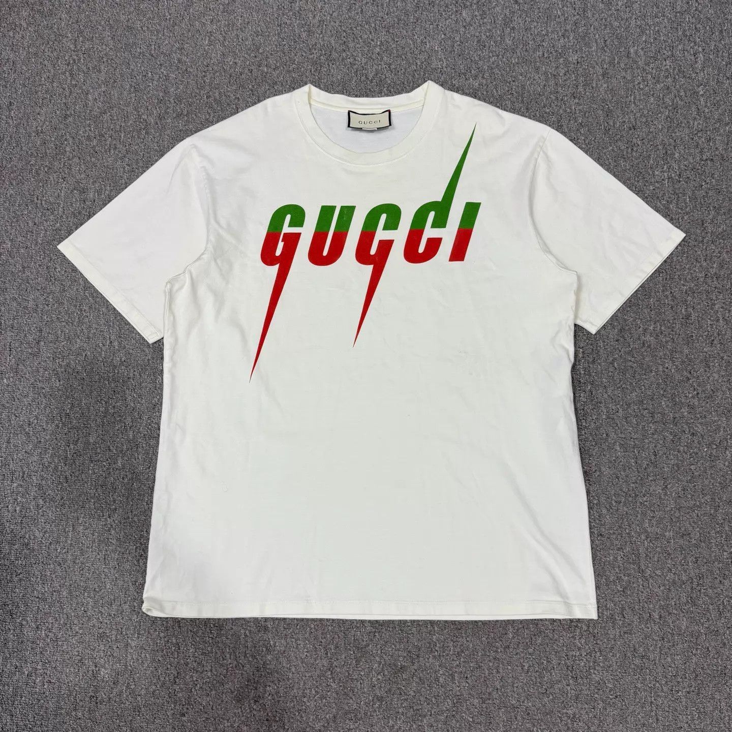Gucci Gucci White Lightning Blade SS T-Shirt XXXL 95 New Size US XXL / EU 58 / 5 - 1 Thumbnail