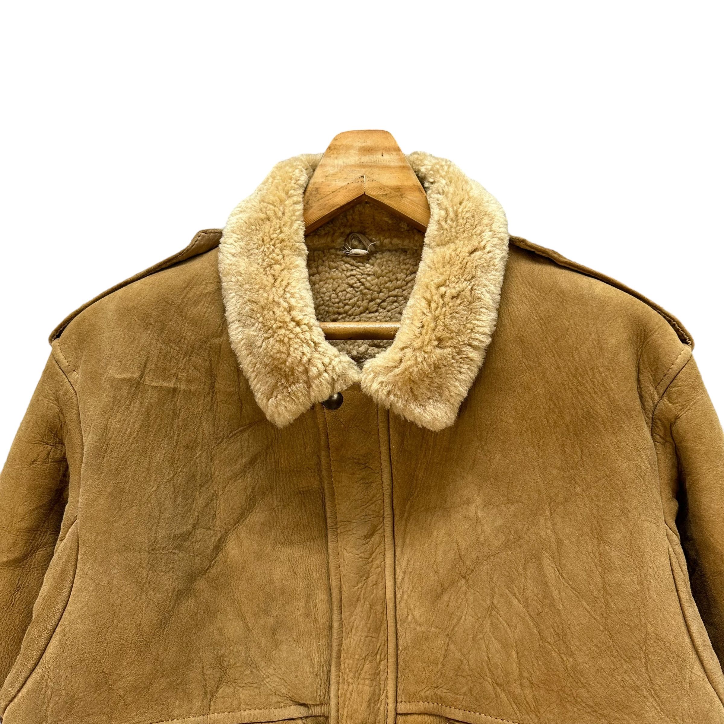 Vintage 80’s HOMESTEAD SHEEPSKIN PRODUCTS Shearling Jacket #A67-1612 Size US M / EU 48-50 / 2 - 2 Thumbnail