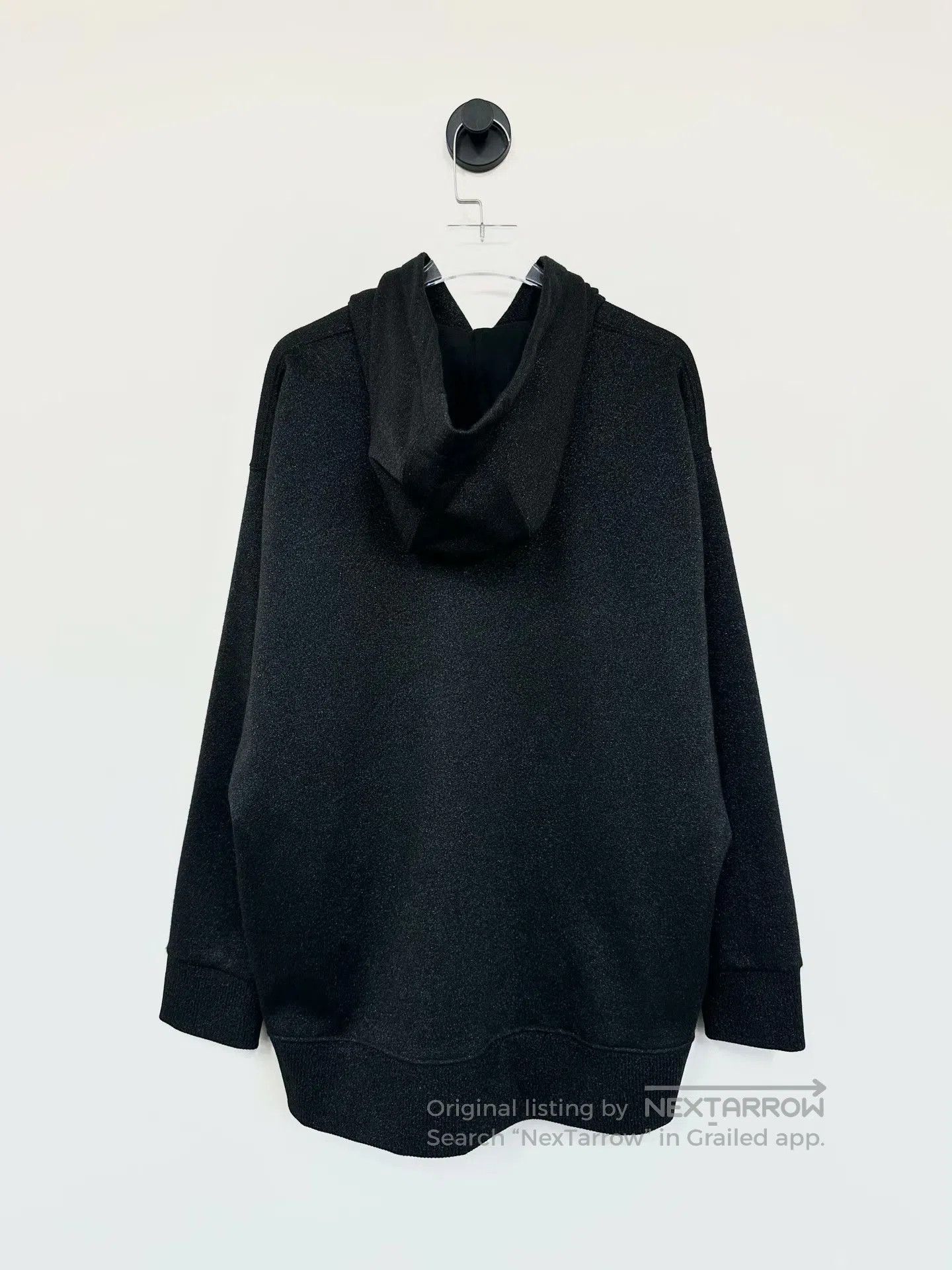 Fendi FENDI Black Hoodie with Black and Gold Ribbon Embroidery a Size US M / EU 48-50 / 2 - 2 Thumbnail