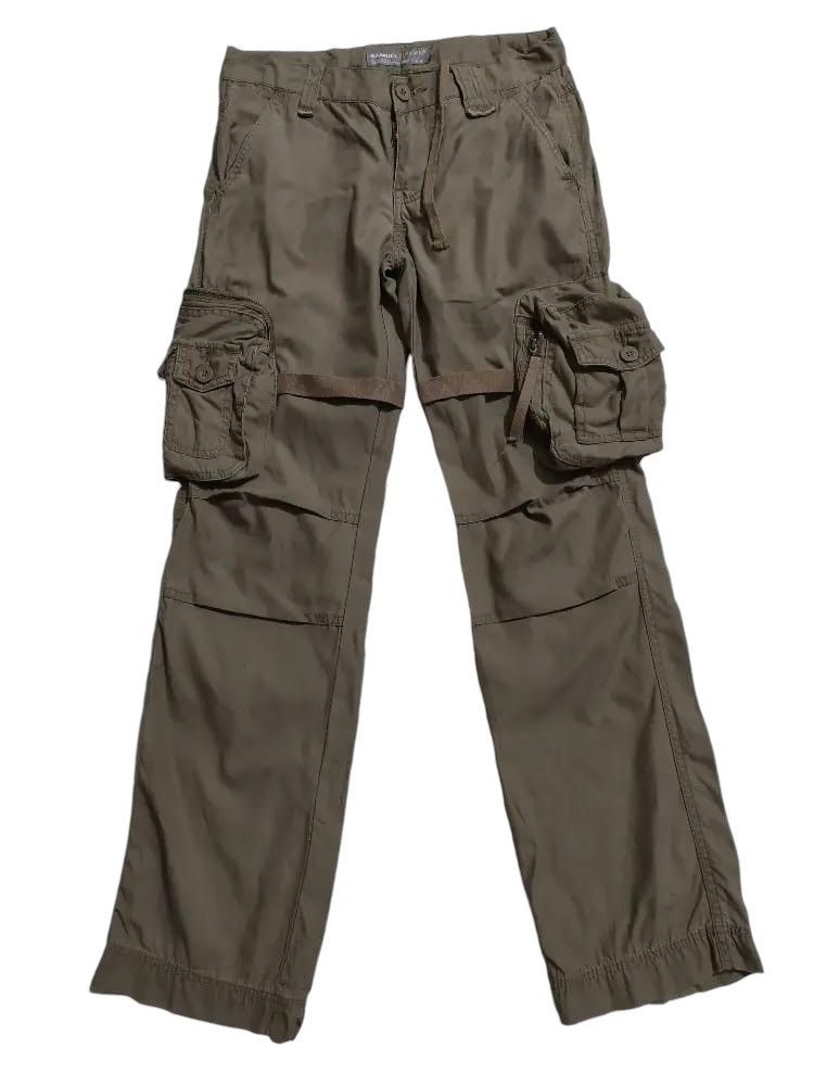 Other Cargo Multi Pocket punk Bondage Pants by Samuel Kevin Size US 29 - 1 Thumbnail