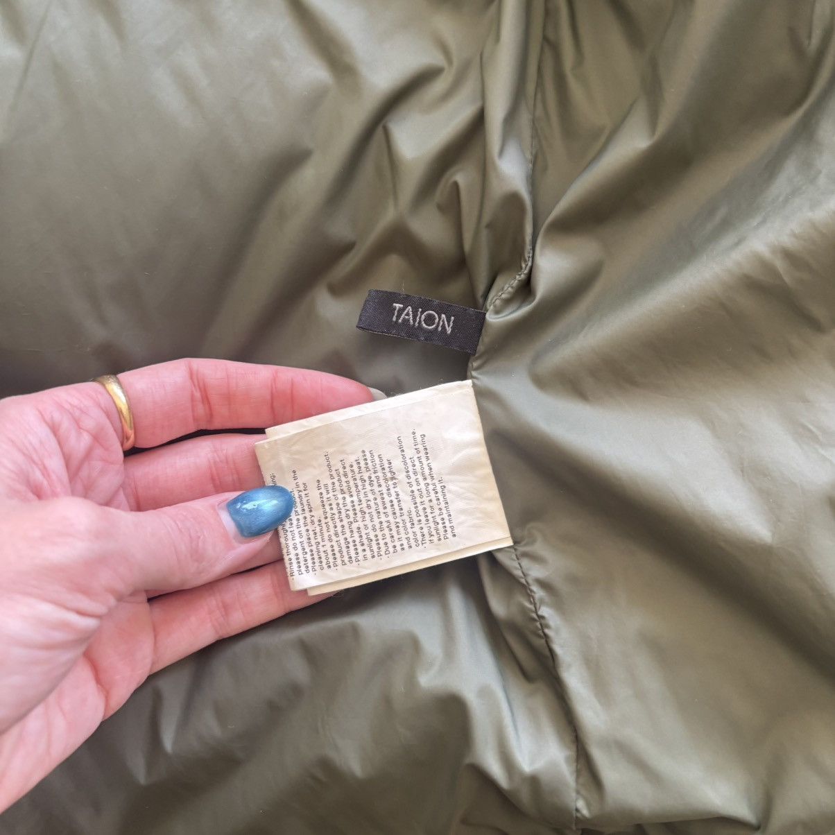 White Mountaineering X Taion Hanten Jacket Forest Green, Men's — image 4 of 5