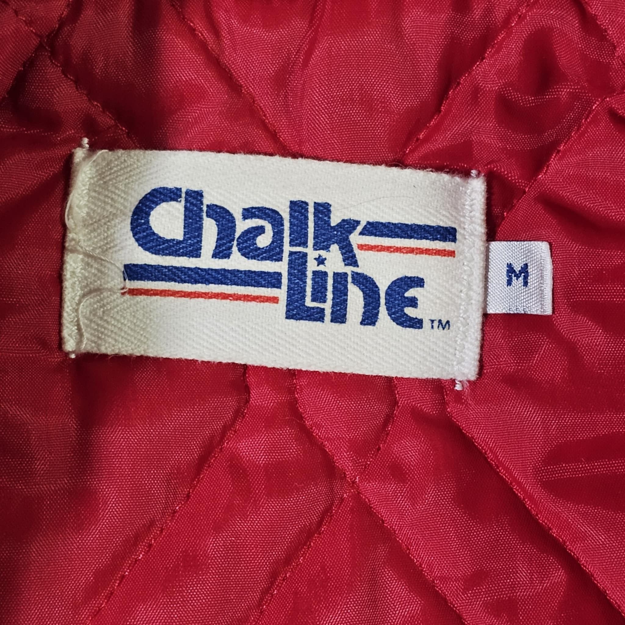 Chalk Line × NHL × Vintage Detroit Red Wings Vintage 80s Chalk Line Bomber Jacket Size US M / EU 48-50 / 2 - 5 Thumbnail