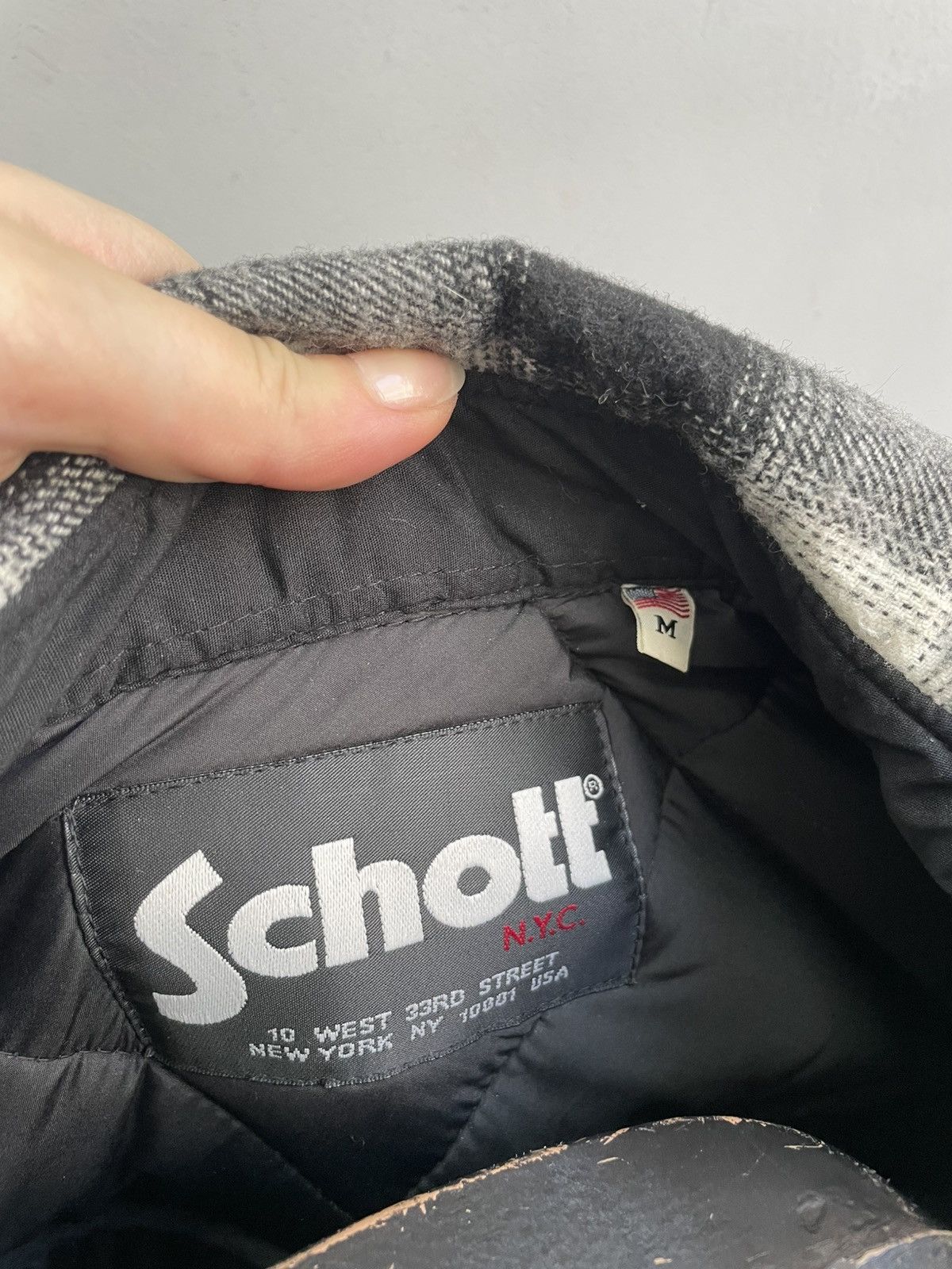 Schott Schott flannel wool shirt overshot jacket y2k Size US M / EU 48-50 / 2 - 8 Thumbnail