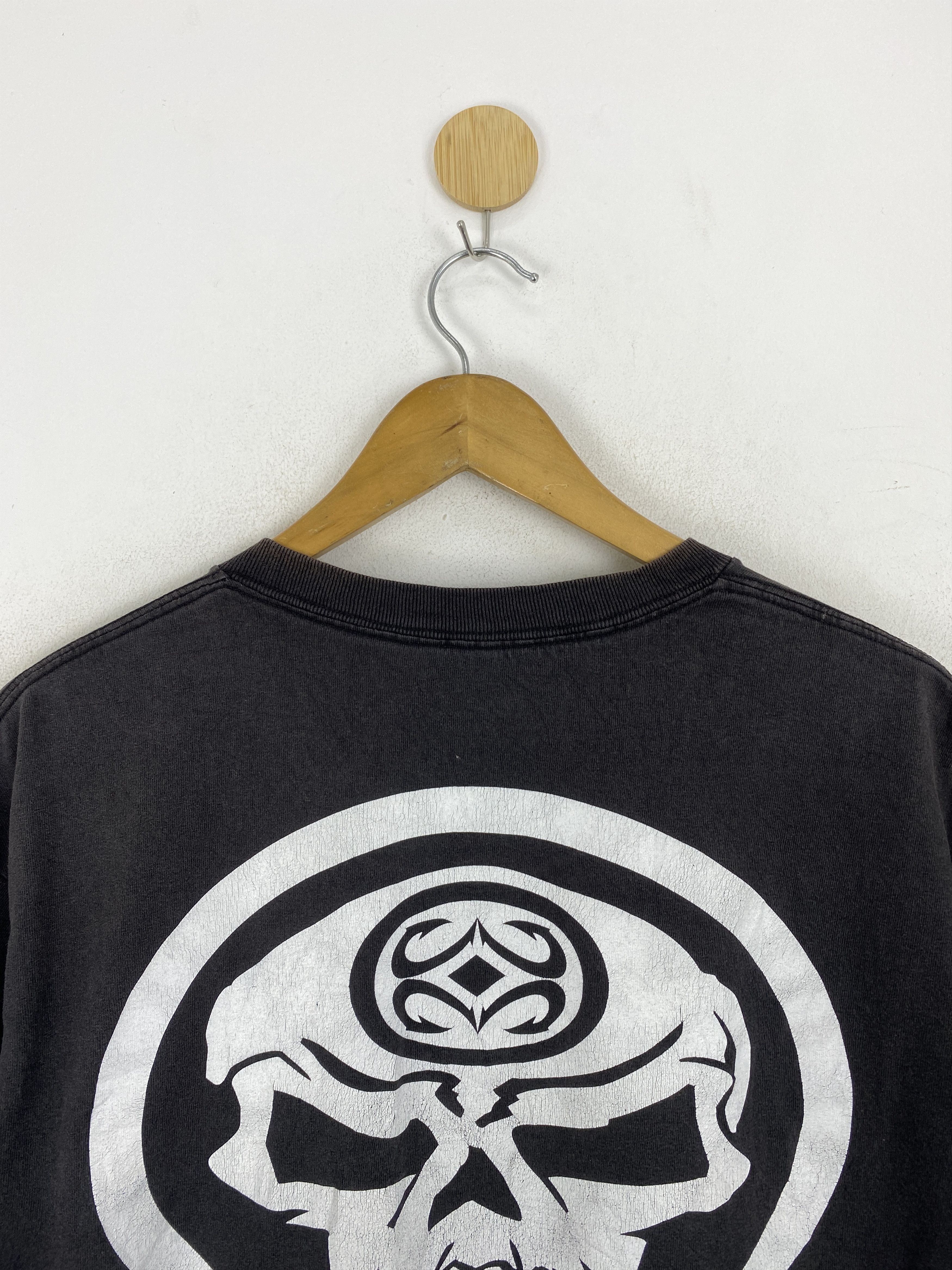 Vintage Vintage 90s Maui Built Ride Or Die Skulls Figure Tee TA0664 Size US L / EU 52-54 / 3 - 2 Thumbnail