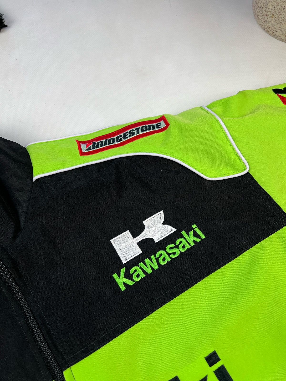 Other Vintage Kawasaki racing Jacket moto F-1 y2k Size US L / EU 52-54 / 3 - 8 Thumbnail