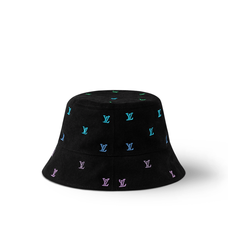 Louis Vuitton LV Blason Shading Denim Reversible Bucket Hat Size ONE SIZE - 2 Thumbnail