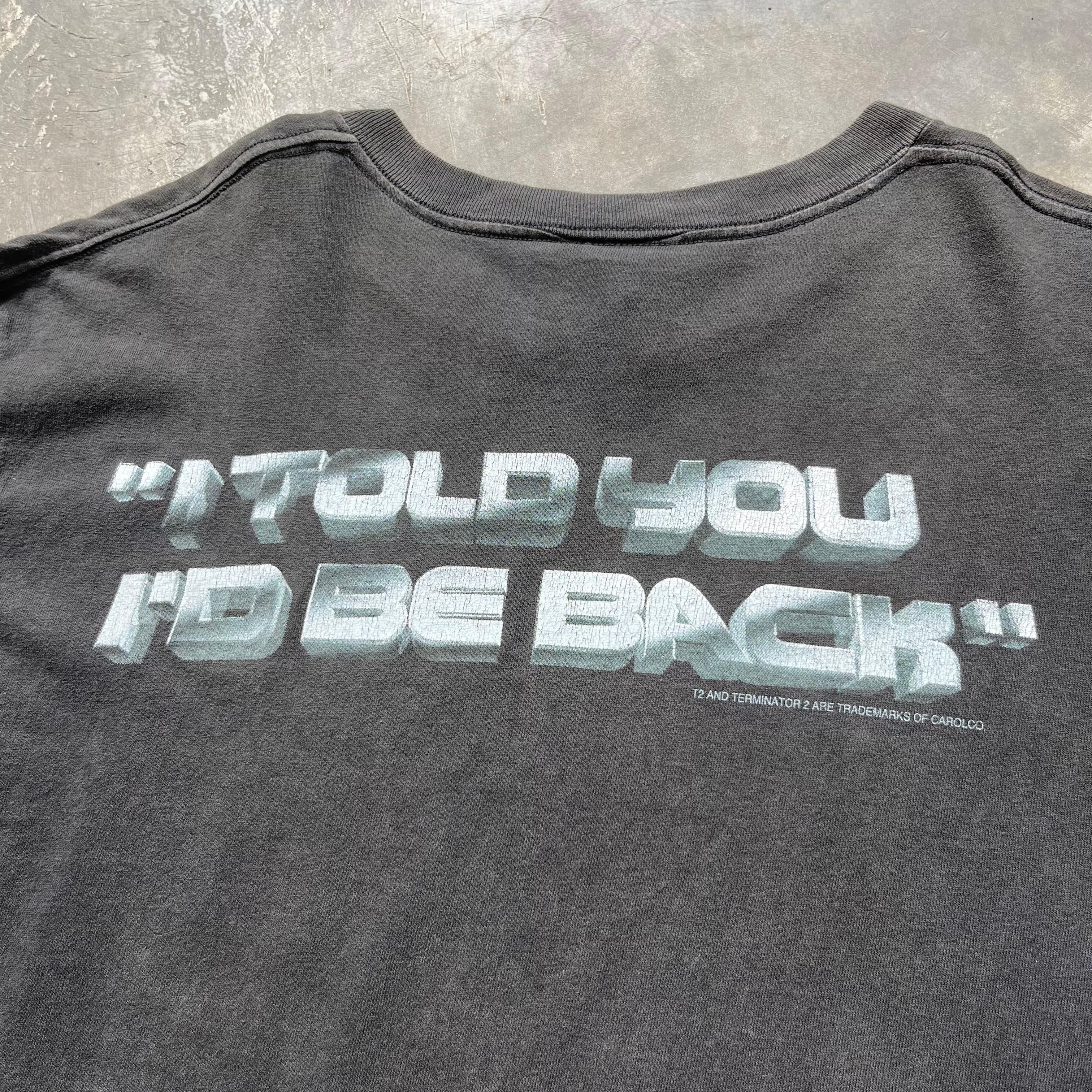 Universal Studios Vintage 90s Terminator T2 3D Promo Movie Sunfaded Tee 1993 Size US L / EU 52-54 / 3 - 14 Thumbnail