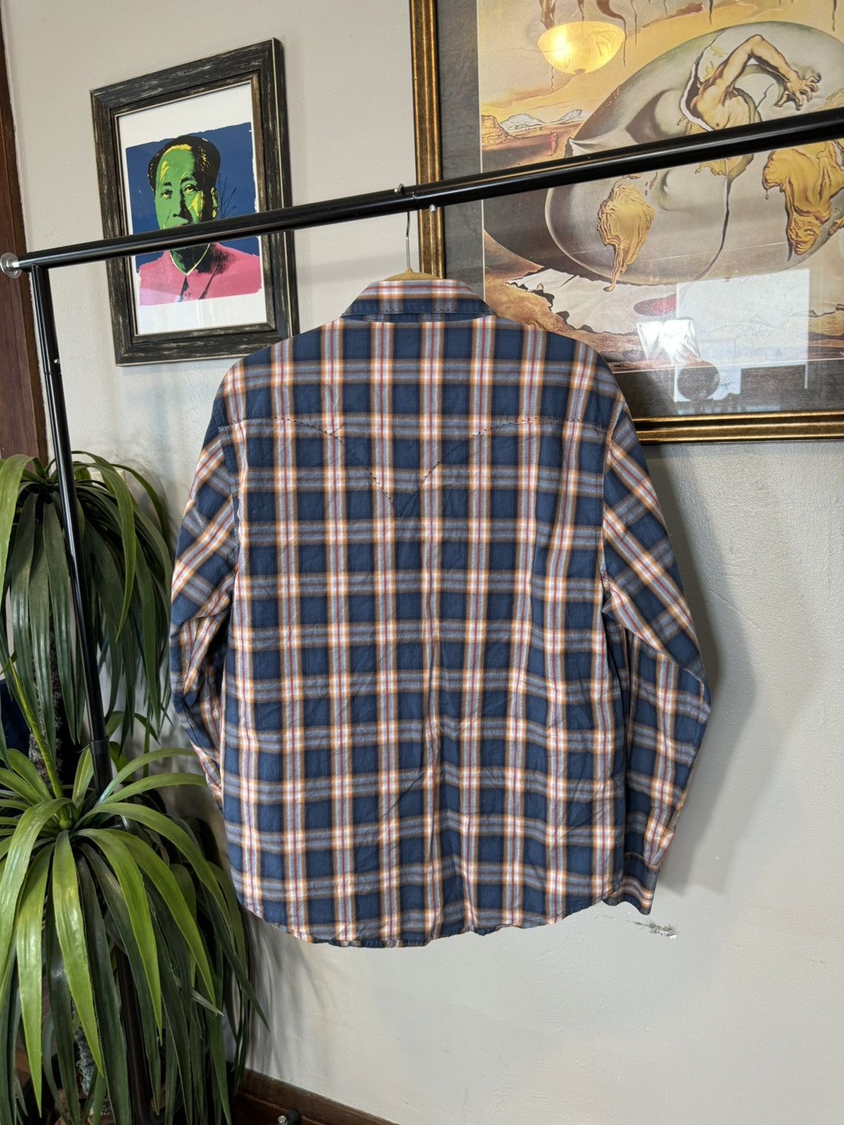 Vintage × Wrangler Vintage Wrangler Western Wear Shirt Size US L / EU 52-54 / 3 - 6 Thumbnail