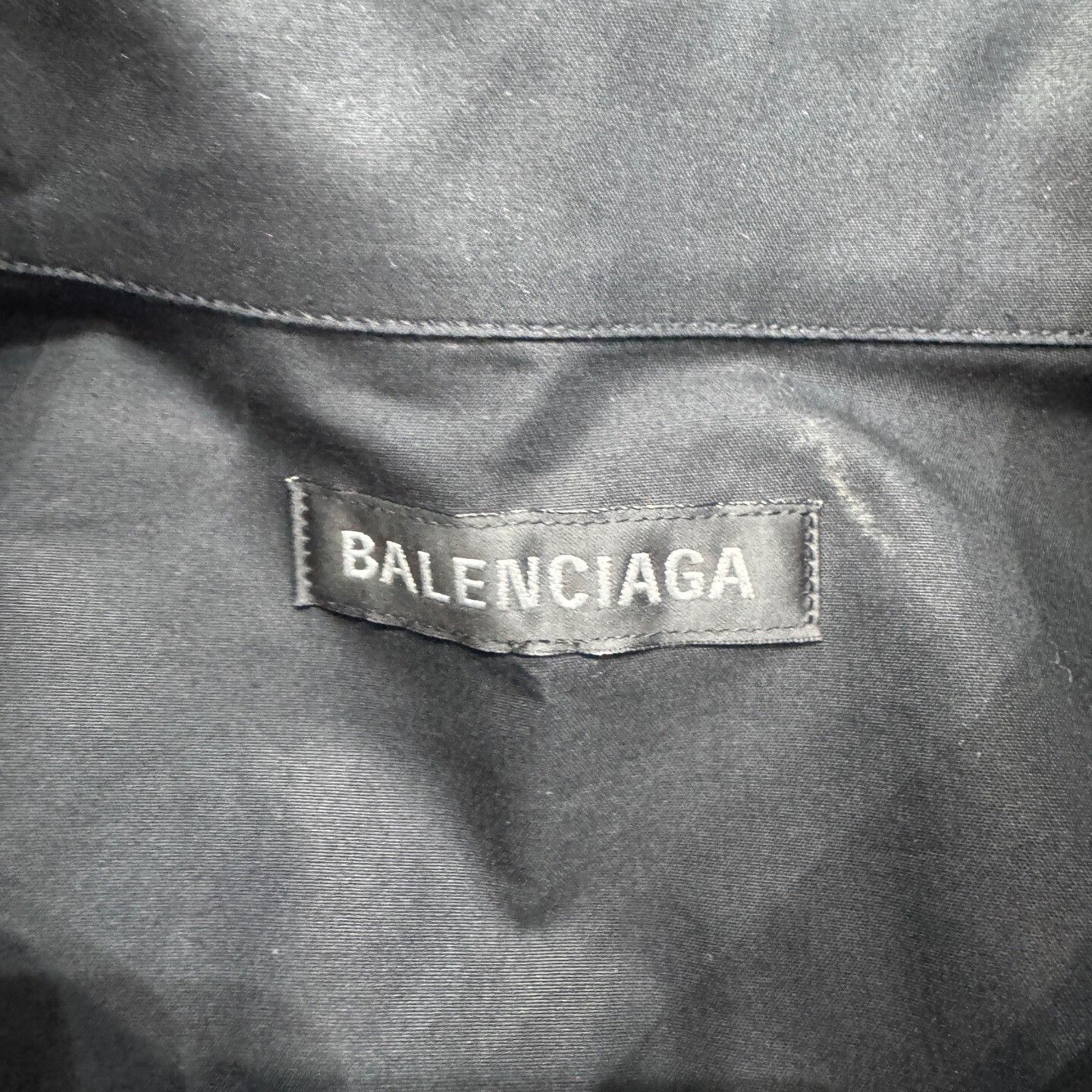 Balenciaga Balenciaga Letter Print Long Sleeve Shirt Size US L / EU 52-54 / 3 - 2 Thumbnail