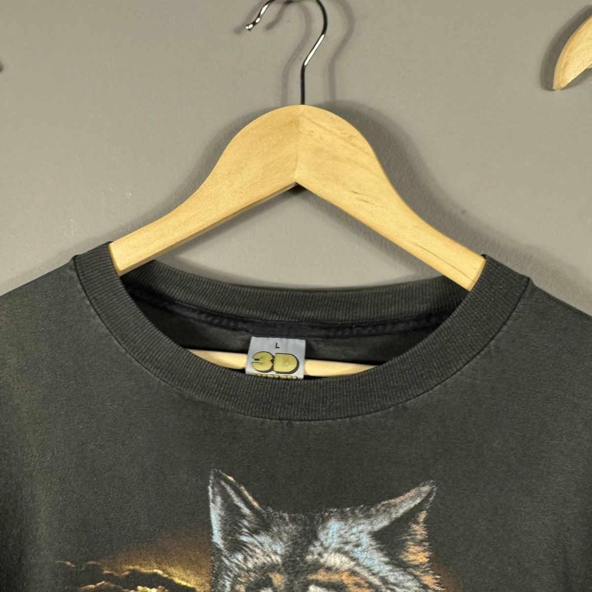 Vintage Vintage 1989 3D Emblem Harley Davidson Survivors Wolf tee Size US L / EU 52-54 / 3 - 6 Thumbnail