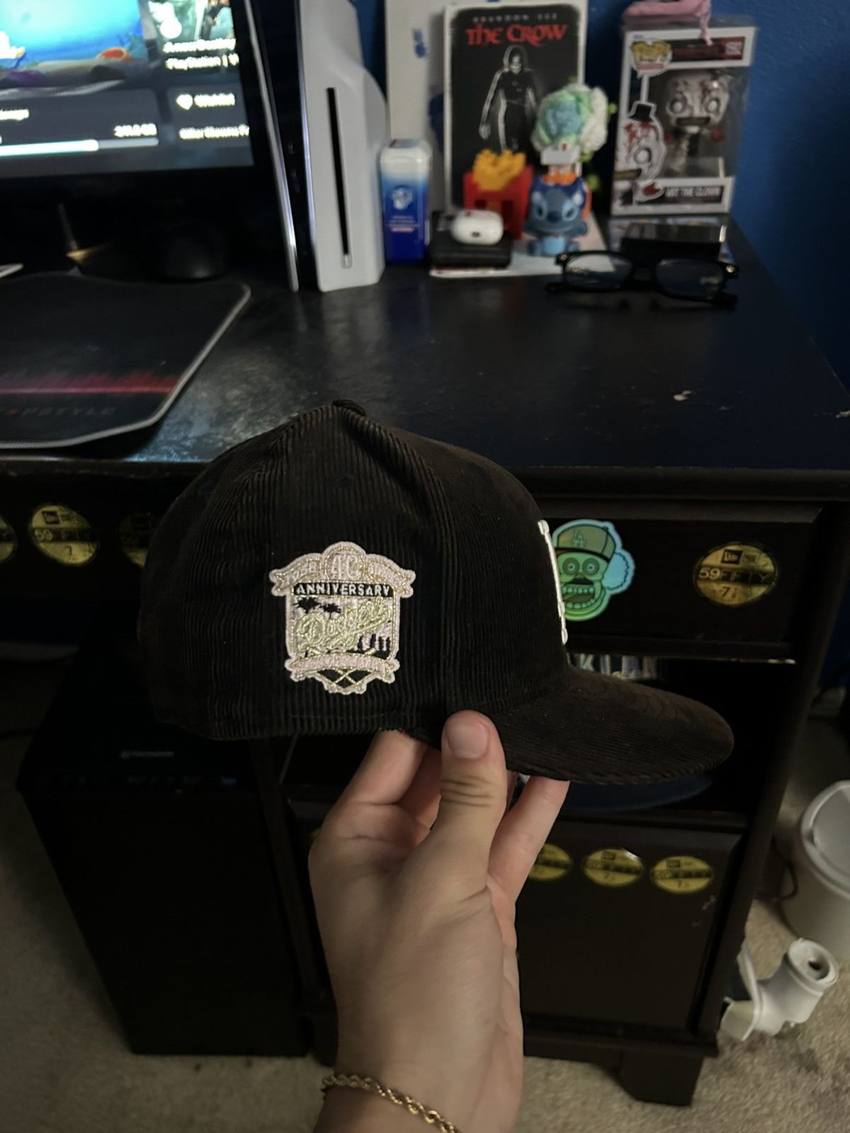Hat Club Corduroy Styll Hatclub Dodgers 40th anniversary side patch Size ONE SIZE - 2 Thumbnail