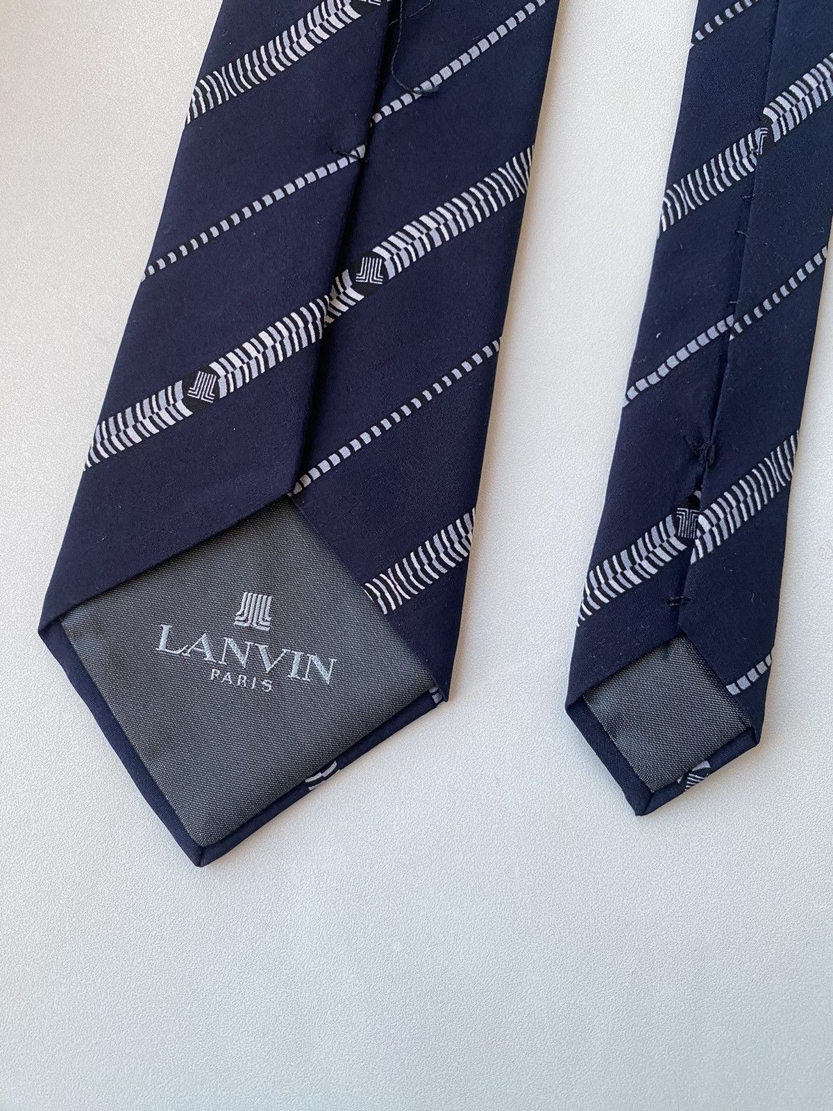 Lanvin 🔥 Vintage Lanvin Luxury Pattern Tie Size ONE SIZE - 10 Thumbnail