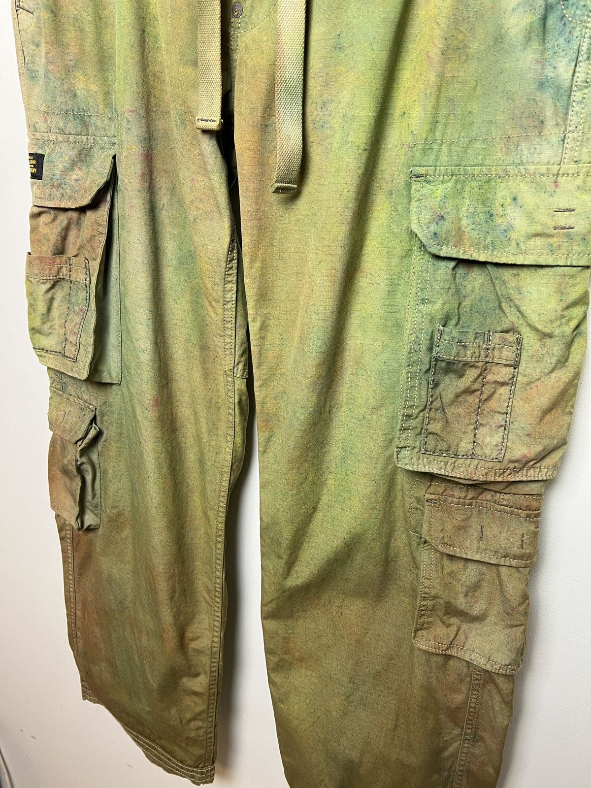 Polo Ralph Lauren ralph lauren tie dye cargo camo multipocket army pants Size US 36 / EU 52 - 4 Thumbnail
