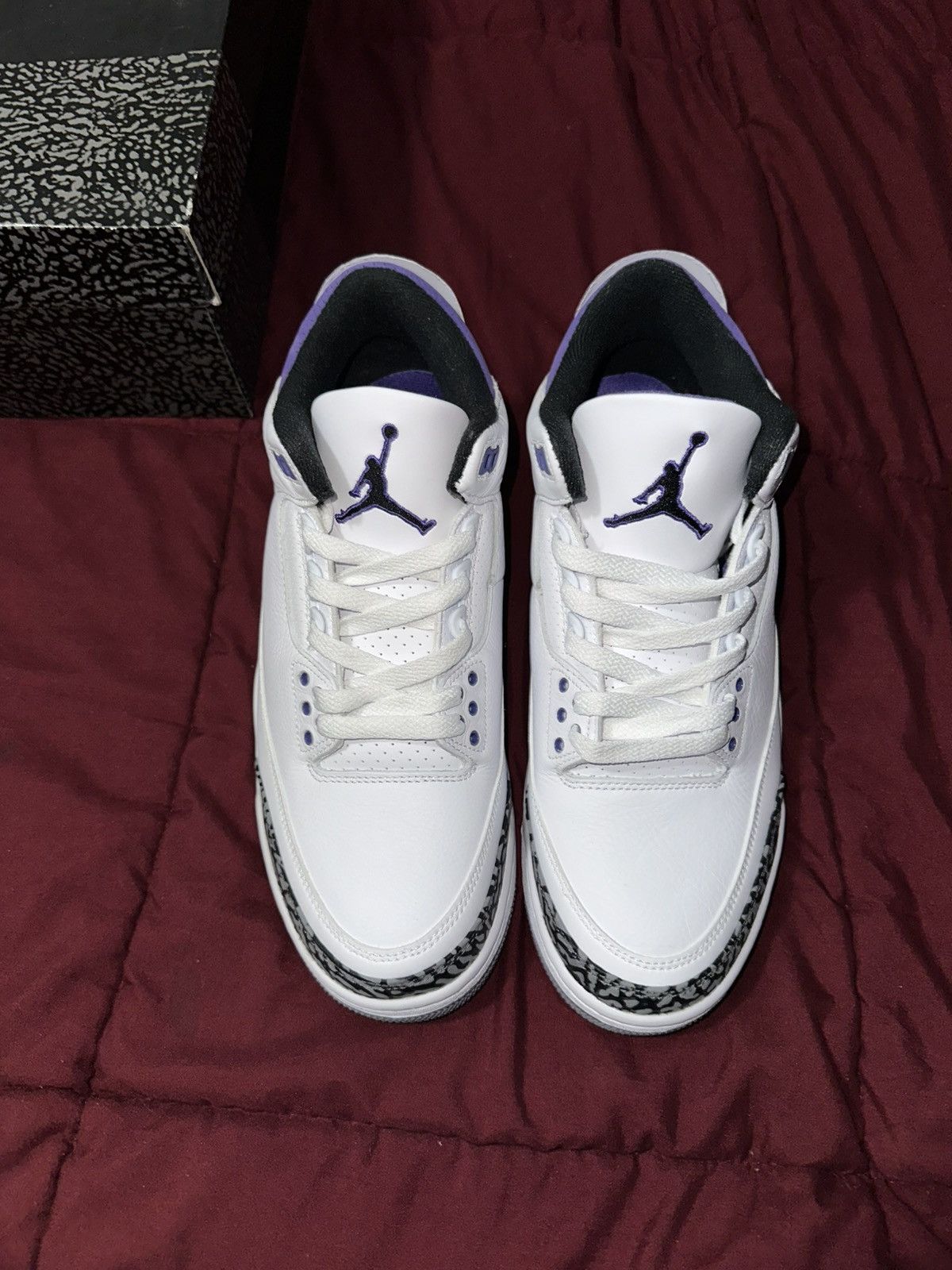 Jordan Brand Jordan 3 DARK IRIS👾 Size US 10.5 / EU 43-44 - 1 Thumbnail