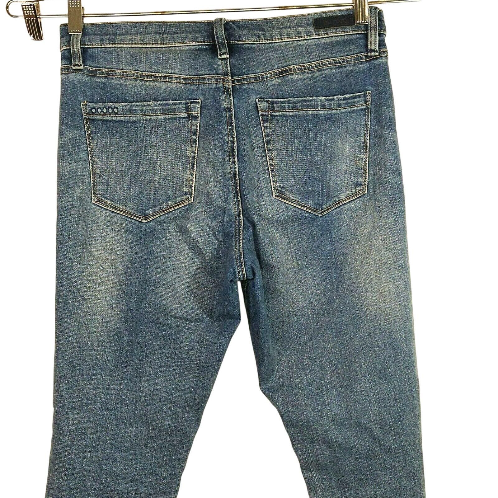 BLANKNYC BlankNyc The Great Jones Ripped Frayed Raw Hem Jeans Size 30 Size 30" / US 8 / IT 44 - 6 Thumbnail