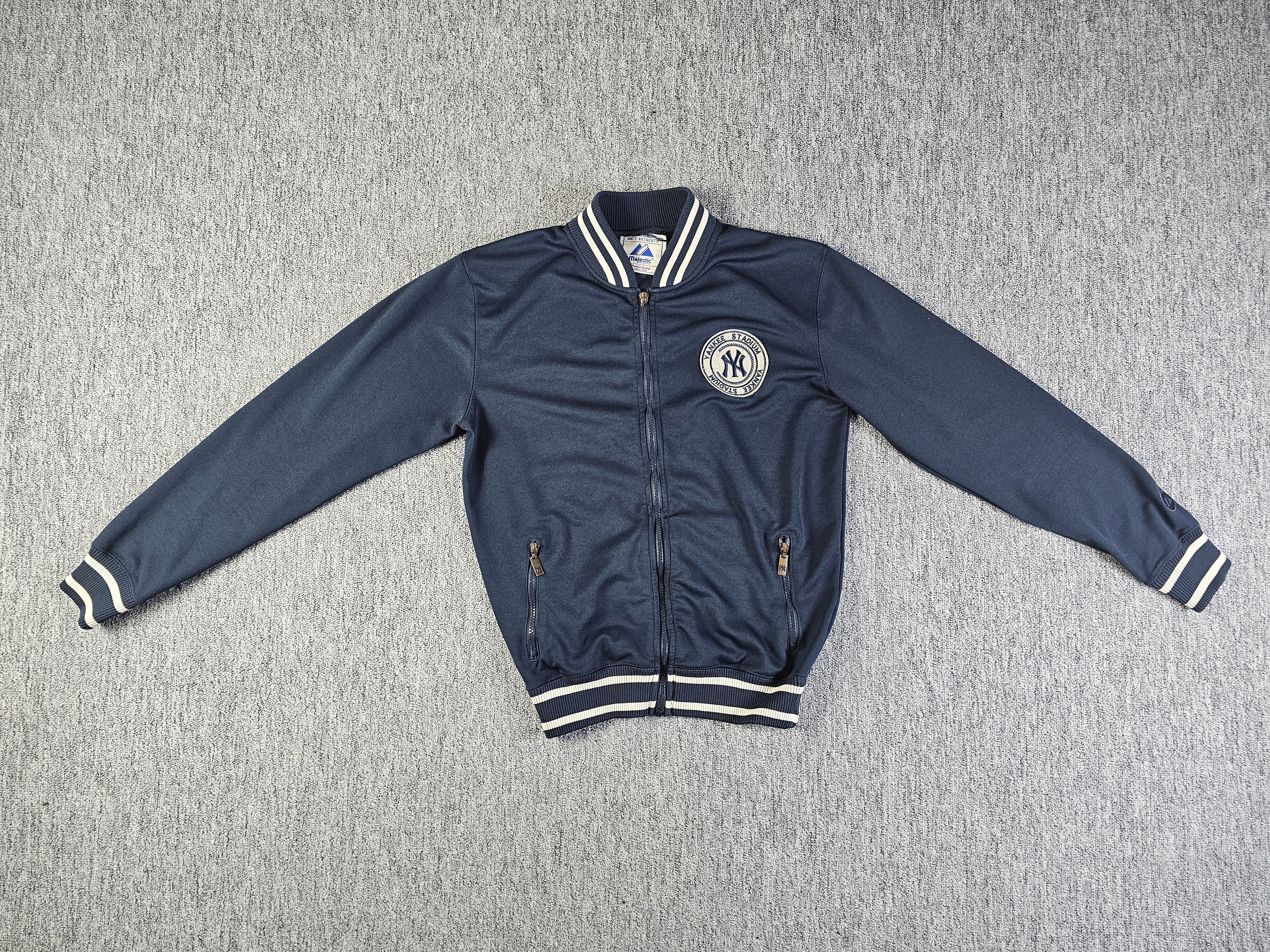 Majestic Vintage Majestic NY Yankees Yankee Stadium Track Jacket Navy Size US S / EU 44-46 / 1 - 5 Thumbnail