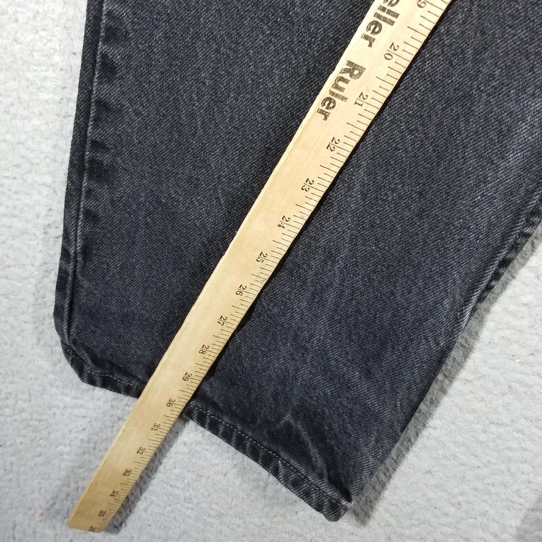 Levi's VINTAGE Levi's 550 Jeans Mens 38x32 Relaxed Fit Tapered Leg Denim Pants Black Y2K Size US 38 / EU 54 - 7 Thumbnail