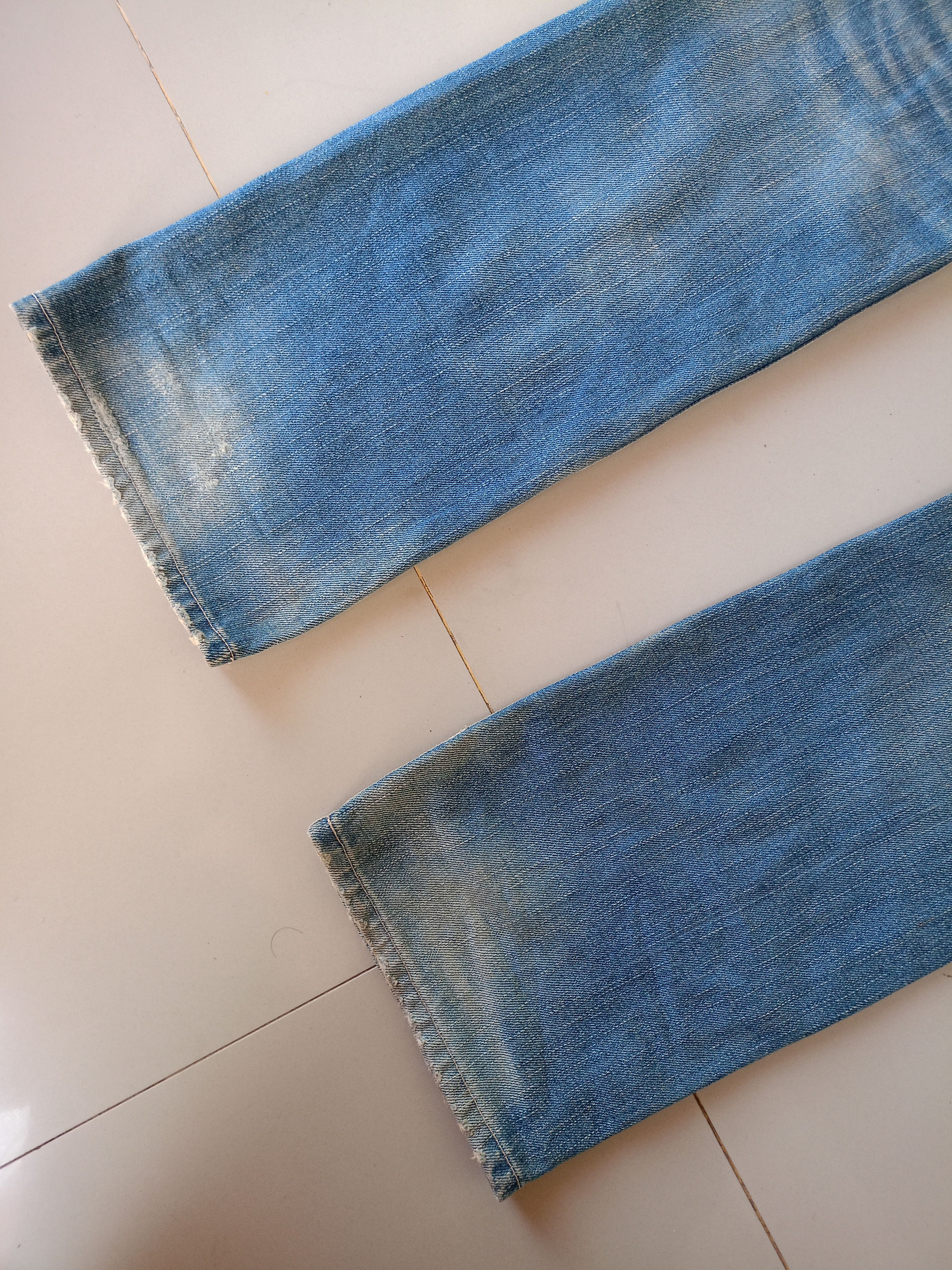 Takeo Kikuchi 2000s Takeo kikuchi stain Distressed denim pants Size US 31 - 6 Thumbnail