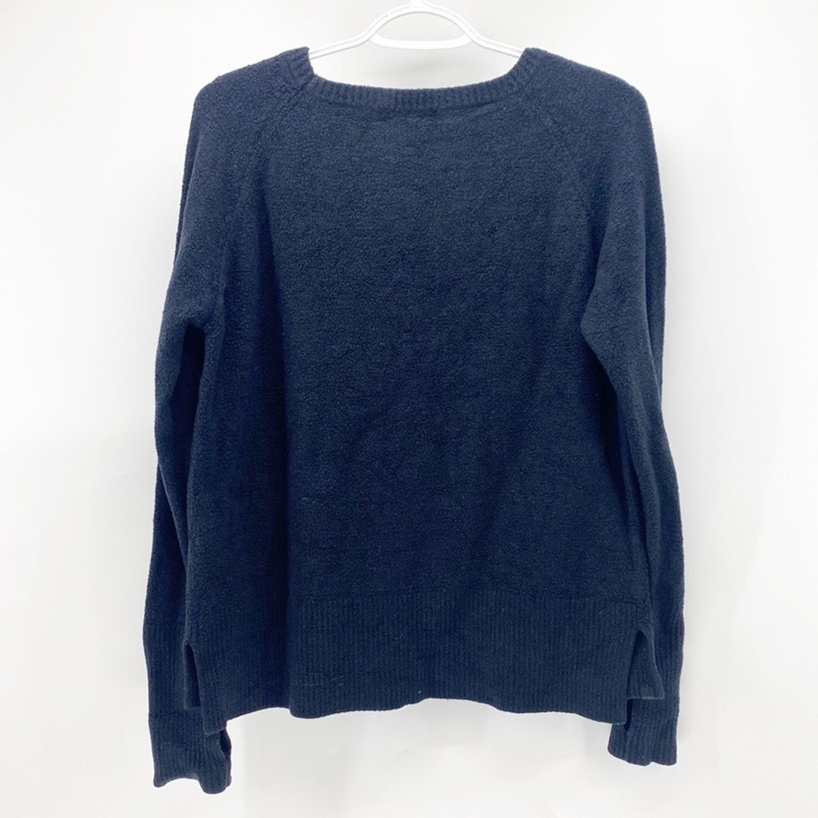 Other Barefoot Dreams cozychic lite fuzzy sweater black sz S Size S / US 4 / IT 40 - 8 Thumbnail