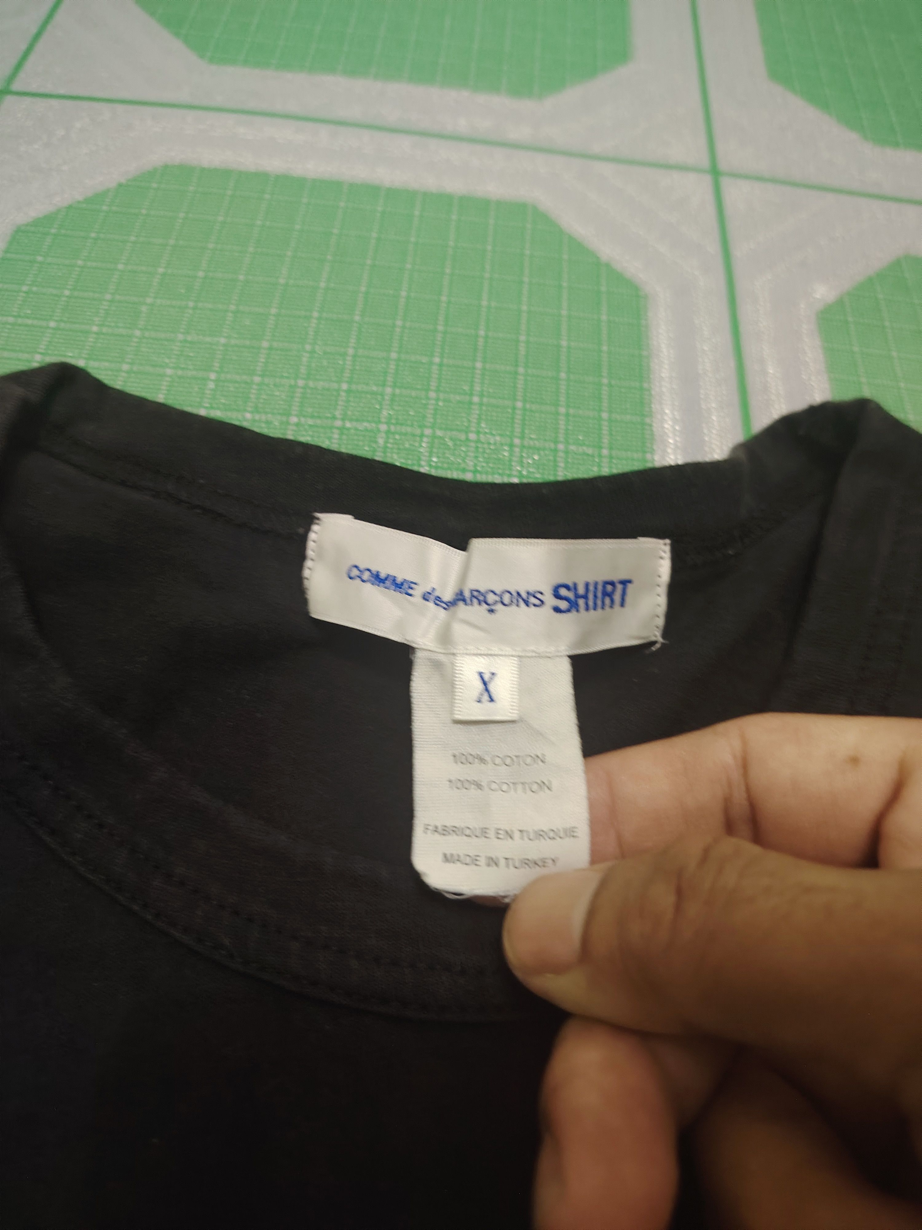 Comme des Garcons SHIRT COMME des GARCONS SHIRT plain t shirt Size US L / EU 52-54 / 3 - 6 Thumbnail
