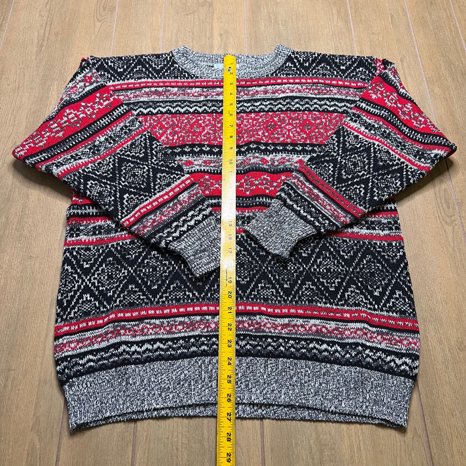 Vintage Vintage Winter Silks Vintage Fair Isle Knit Sweater Silk L Size US L / EU 52-54 / 3 - 6 Thumbnail