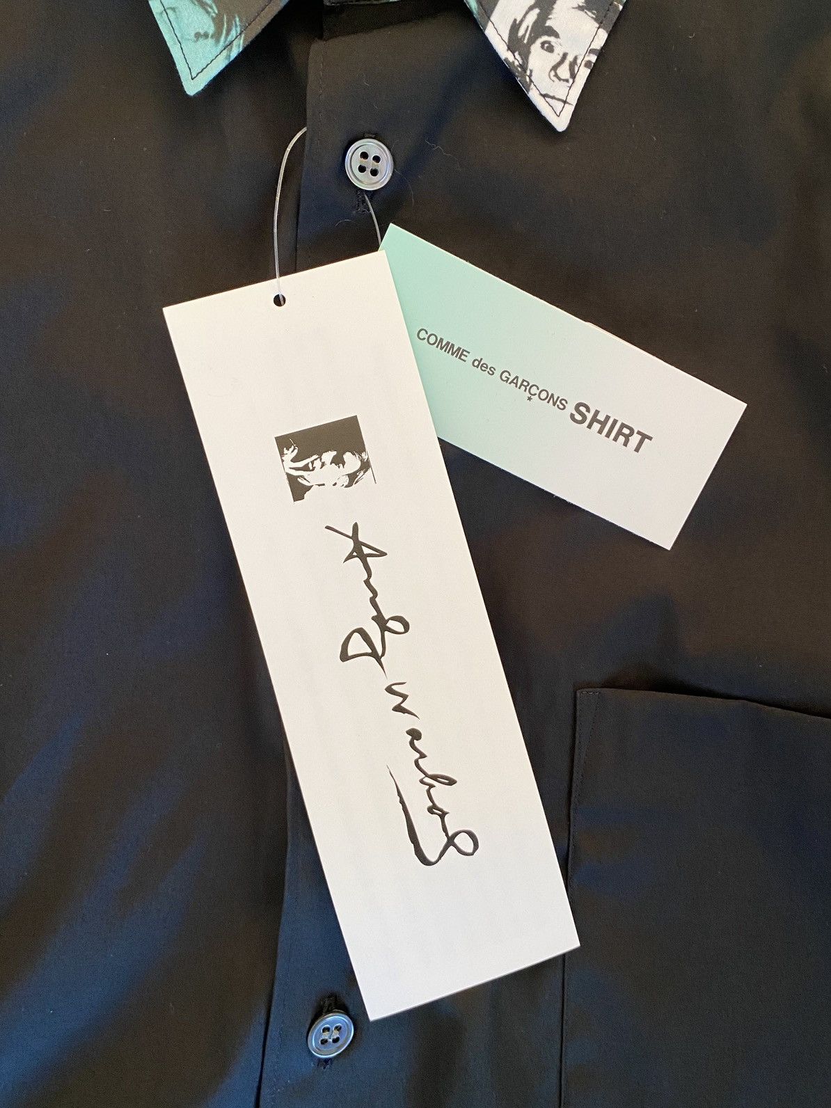 Comme des Garcons SHIRT Comme des garçons shirt x Andy Warhol long sleeve shirt Size US XL / EU 56 / 4 - 2 Thumbnail