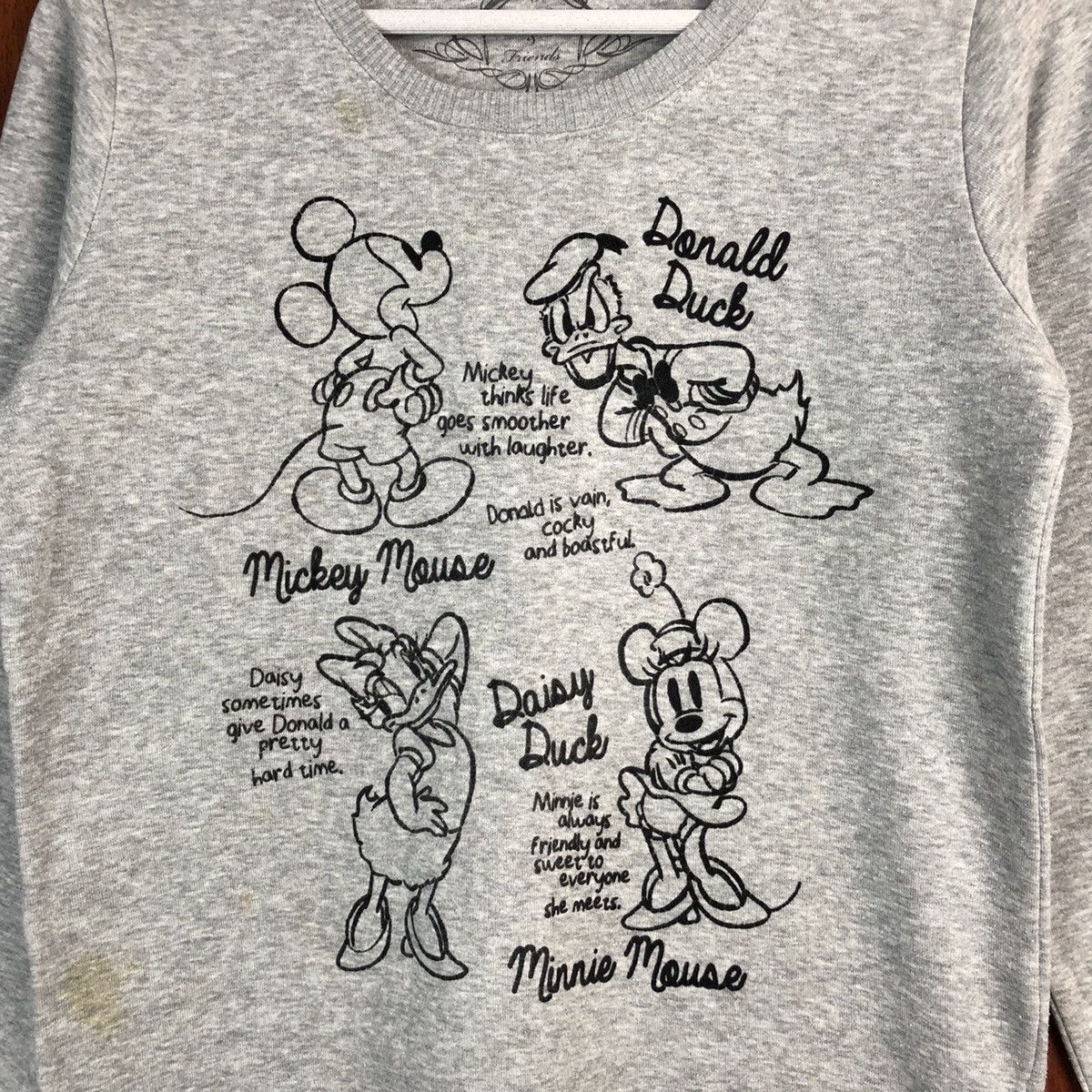 Disney × Mickey Mouse × Vintage Disney vintage Grey Sweatshirt #7552 Size M / US 6-8 / IT 42-44 - 6 Thumbnail