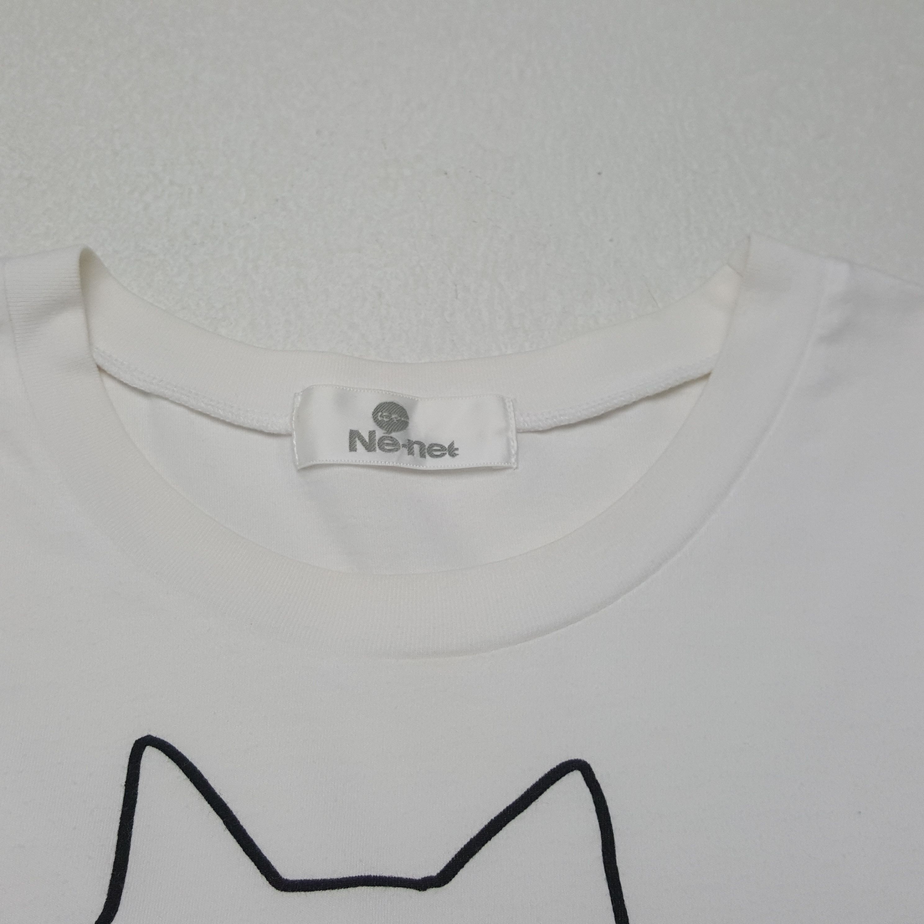 Issey Miyake × Ne-Net × Vintage NE-NET by Issey Miyake Designer Center Design Tshirt Size S / US 4 / IT 40 - 4 Thumbnail