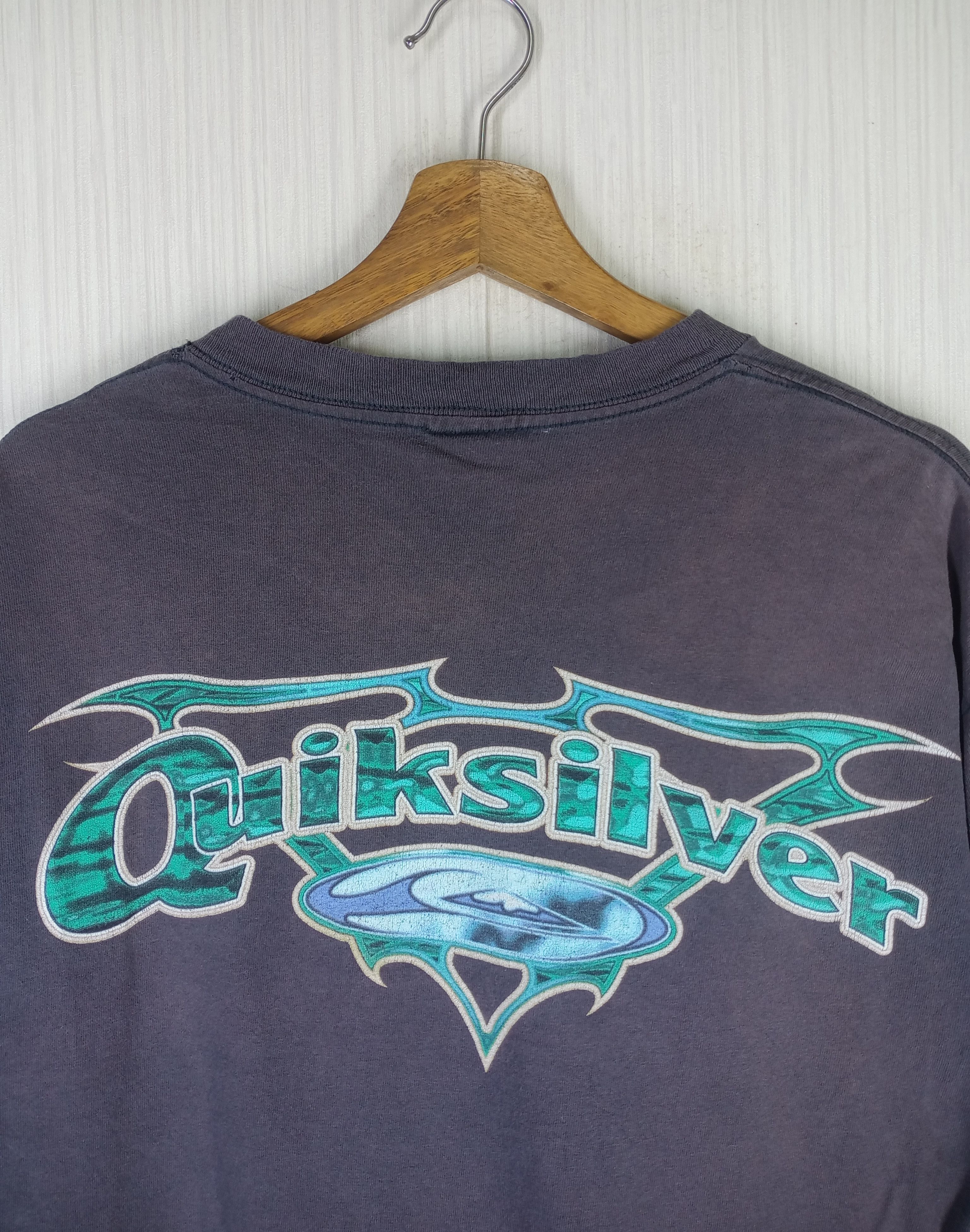 Quiksilver Rare Vintage 80s Quiksilver Big Logo Tshirt Size US M / EU 48-50 / 2 - 1 Thumbnail