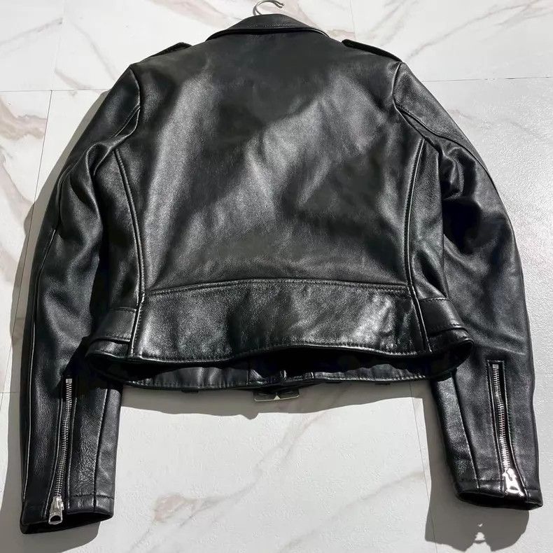 Schott Schott Sheepskin locomotive leather coat Size US M / EU 48-50 / 2 - 5 Thumbnail