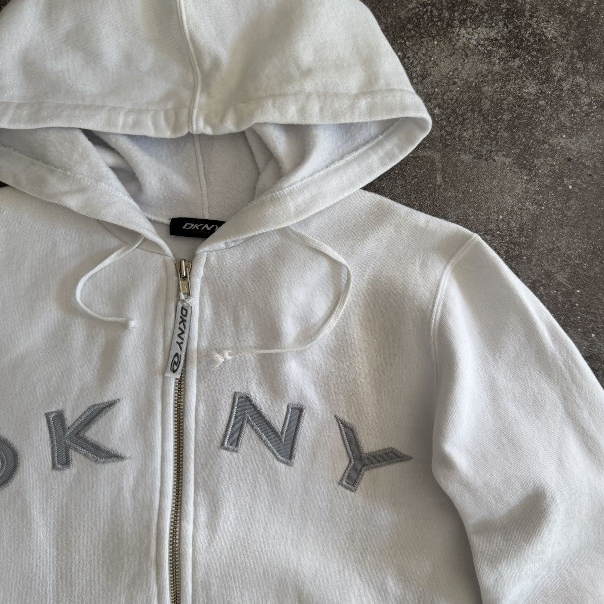 DKNY × Vintage DKNY Active Vintage Zip Hoodie Size M / US 6-8 / IT 42-44 - 4 Thumbnail