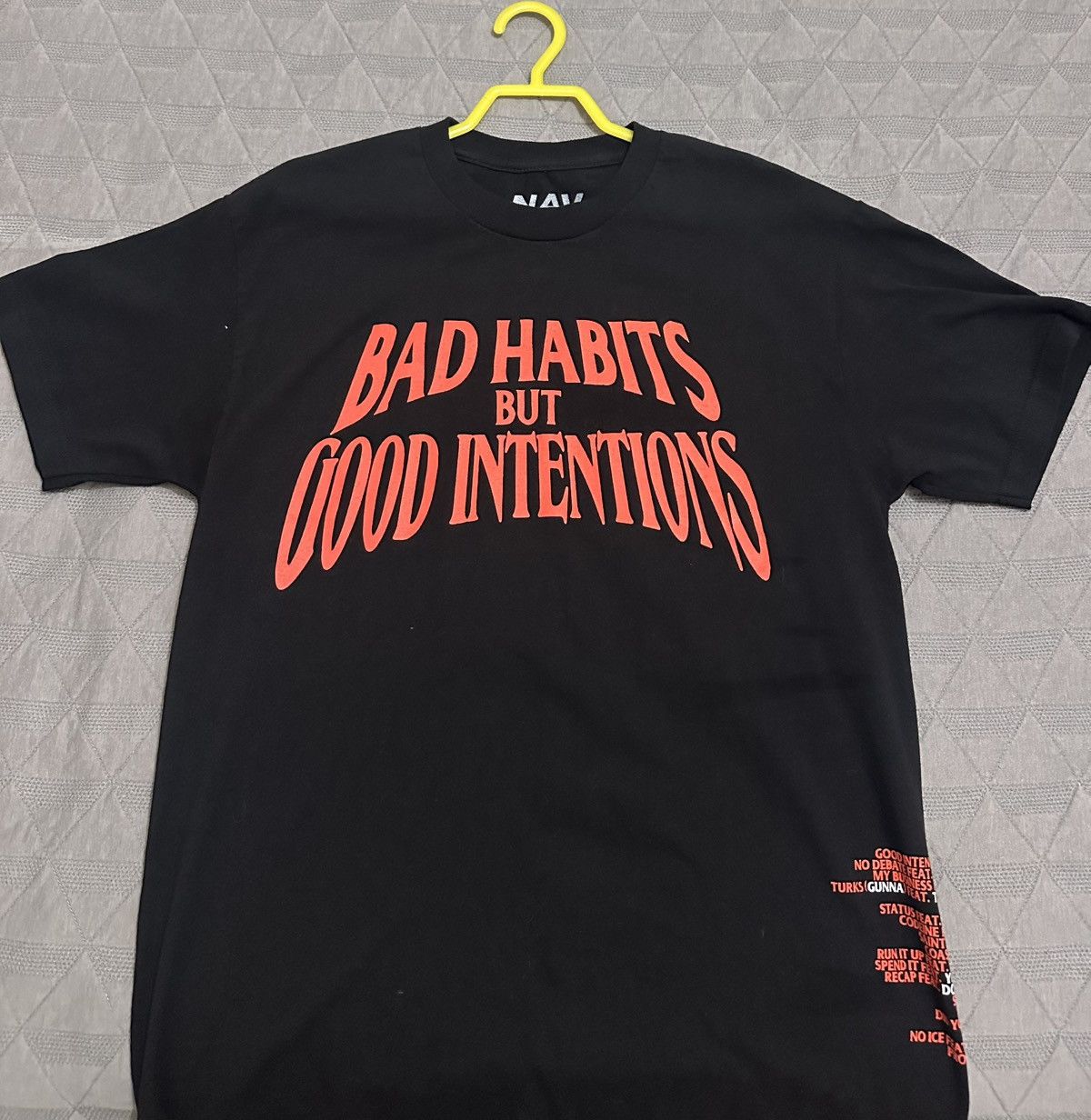 NAV × Vlone Vlone x Nav Bad Habits Good Intentions Size US L / EU 52-54 / 3 - 1 Thumbnail