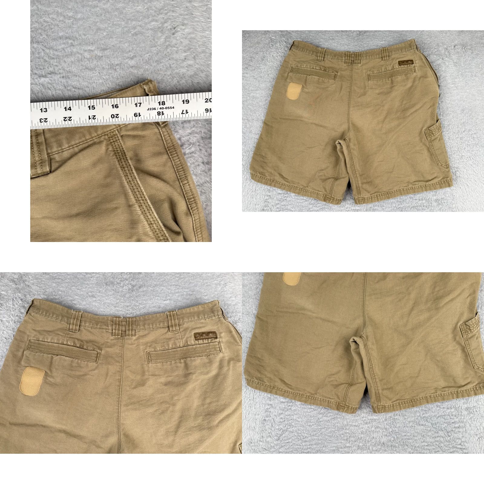 Vintage VINTAGE Columbia Shorts Mens 36 Beige Cargo Carpenter Cotton Patches 36x9 Size US 36 / EU 52 - 9 Thumbnail