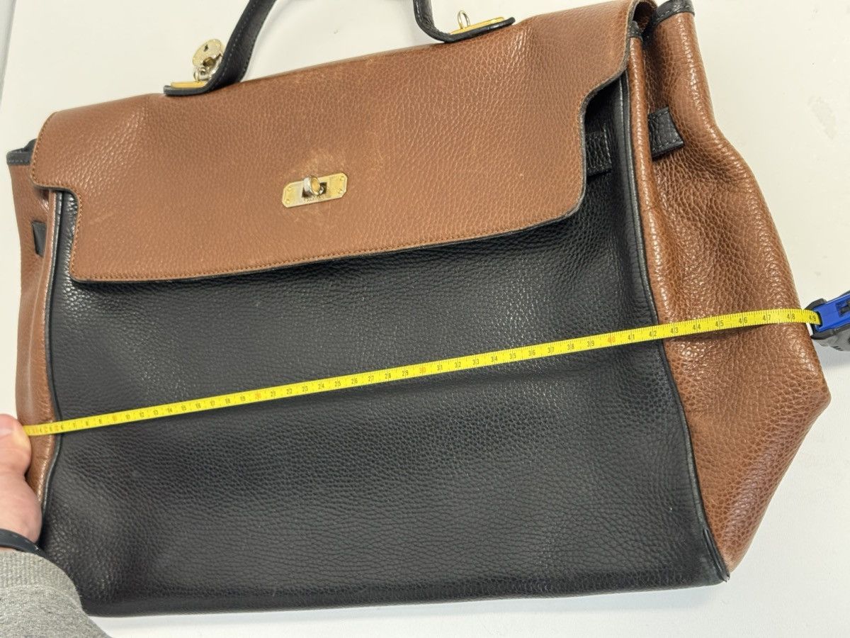 Other REDWALL Bag Foldover Envelope Brown Canvas Leather Cachemire Size ONE SIZE - 17 Thumbnail