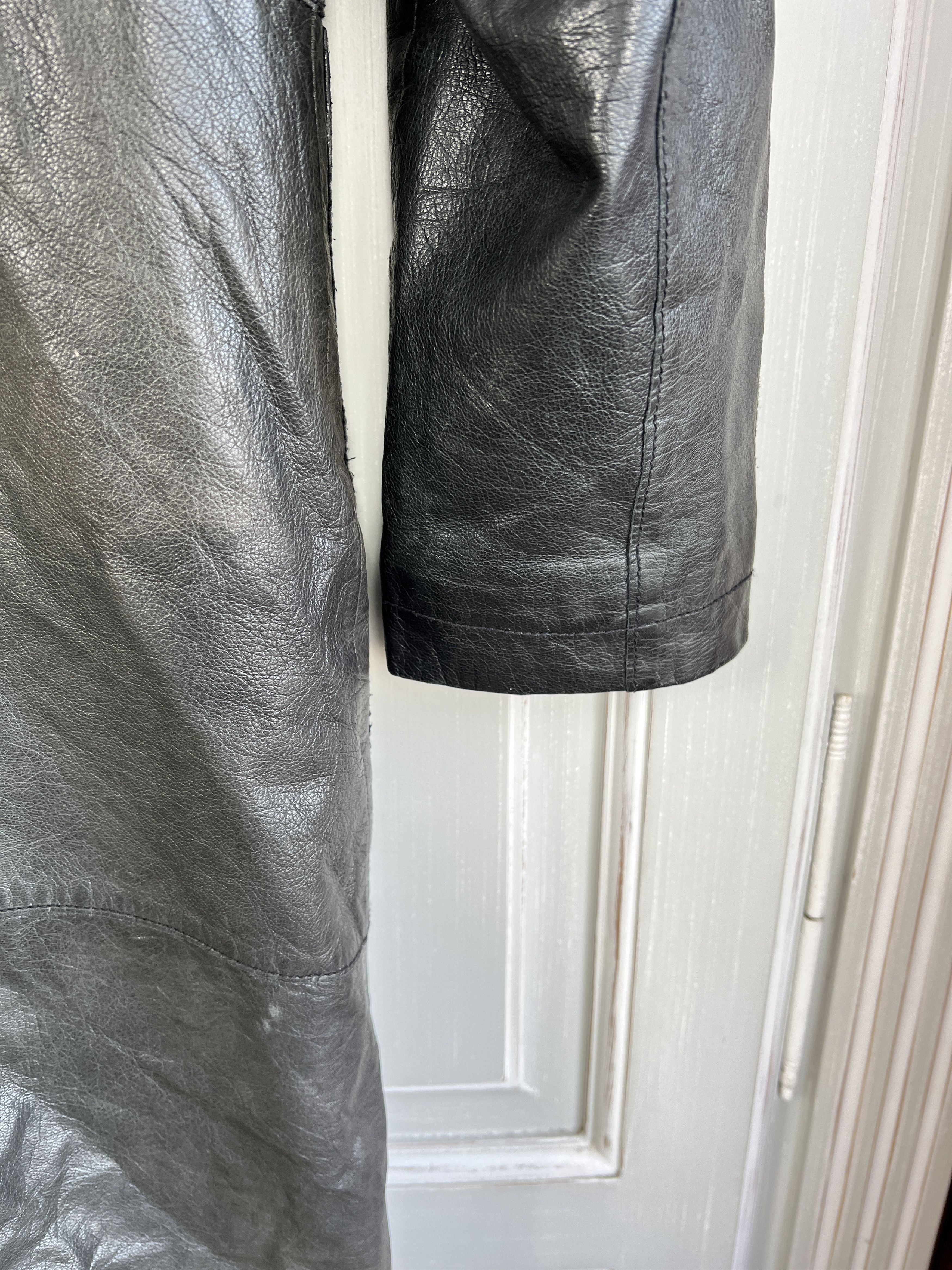 Other MONTGOMERY LONG LEATHER JACKET RICK OWENS STYLE Size M / US 6-8 / IT 42-44 - 10 Thumbnail