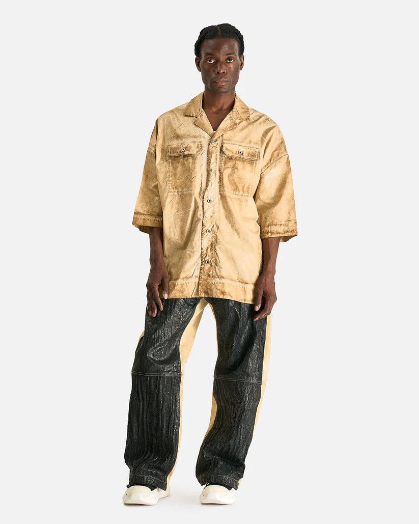 Rick Owens Drkshdw o1s1v1r1oon0825 Magnum Tommy Shirt in Beige/Parchment Size US XS / EU 42 / 0 - 5 Thumbnail