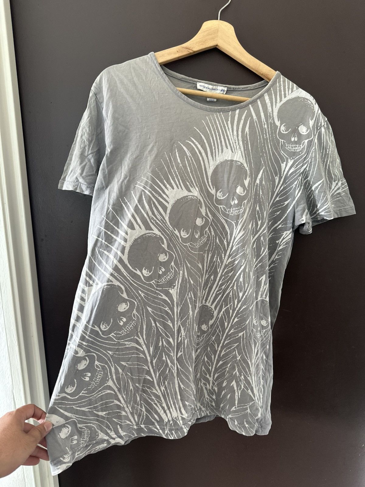 H&M × Matthew Williamson Matheww Williamson x H&M Skull Peacock Tee Size US M / EU 48-50 / 2 - 3 Thumbnail