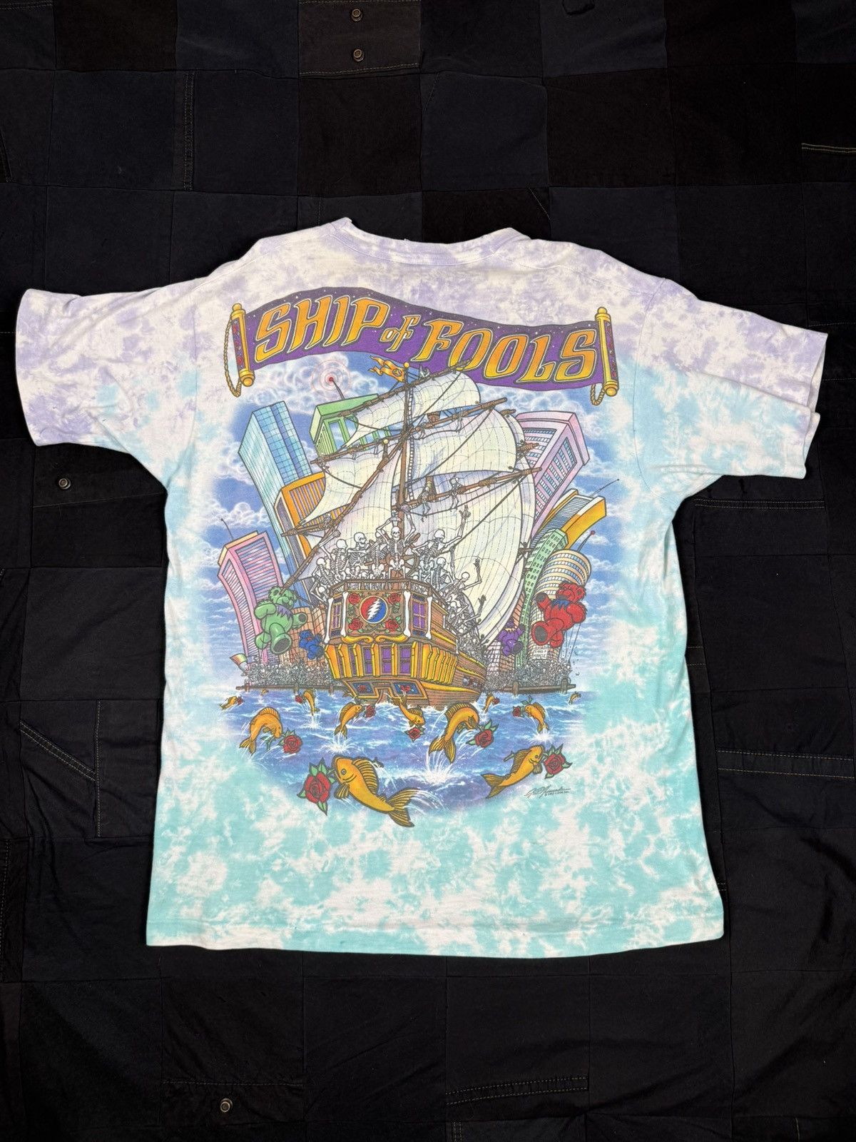 Band Tees × Vintage Grateful Dead “Ship Of Fools” Tee Size US XL / EU 56 / 4 - 3 Thumbnail