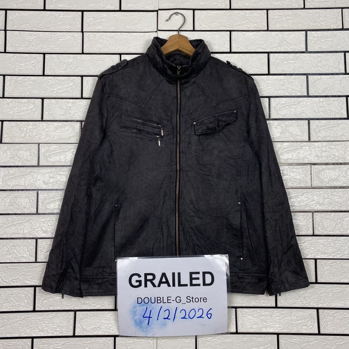 Japanese Brand 📌Vintage Chore Biker Jacket Urban Collection Issey Miyake Size US L / EU 52-54 / 3 - 1 Thumbnail