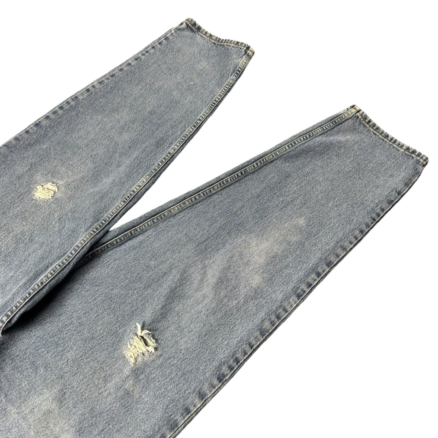 Levi's VINTAGE Levi's 560 Jeans Men 34x30 Comfort Loose Tapered Distressed Baggy 90s Grunge USA Denim Cotton Blue Regular Jeans Mens Size US 34 / EU 50 - 3 Thumbnail