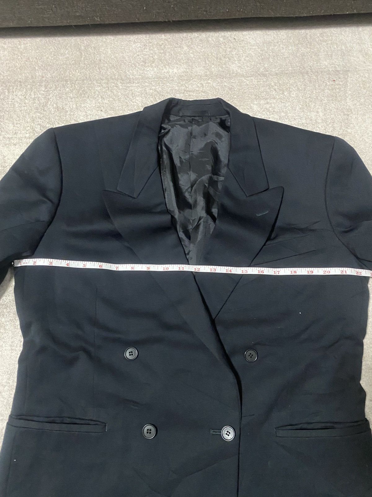 Yohji Yamamoto A.A.R Yohji Yamamoto Double Breasted Size 44R - 2 Thumbnail