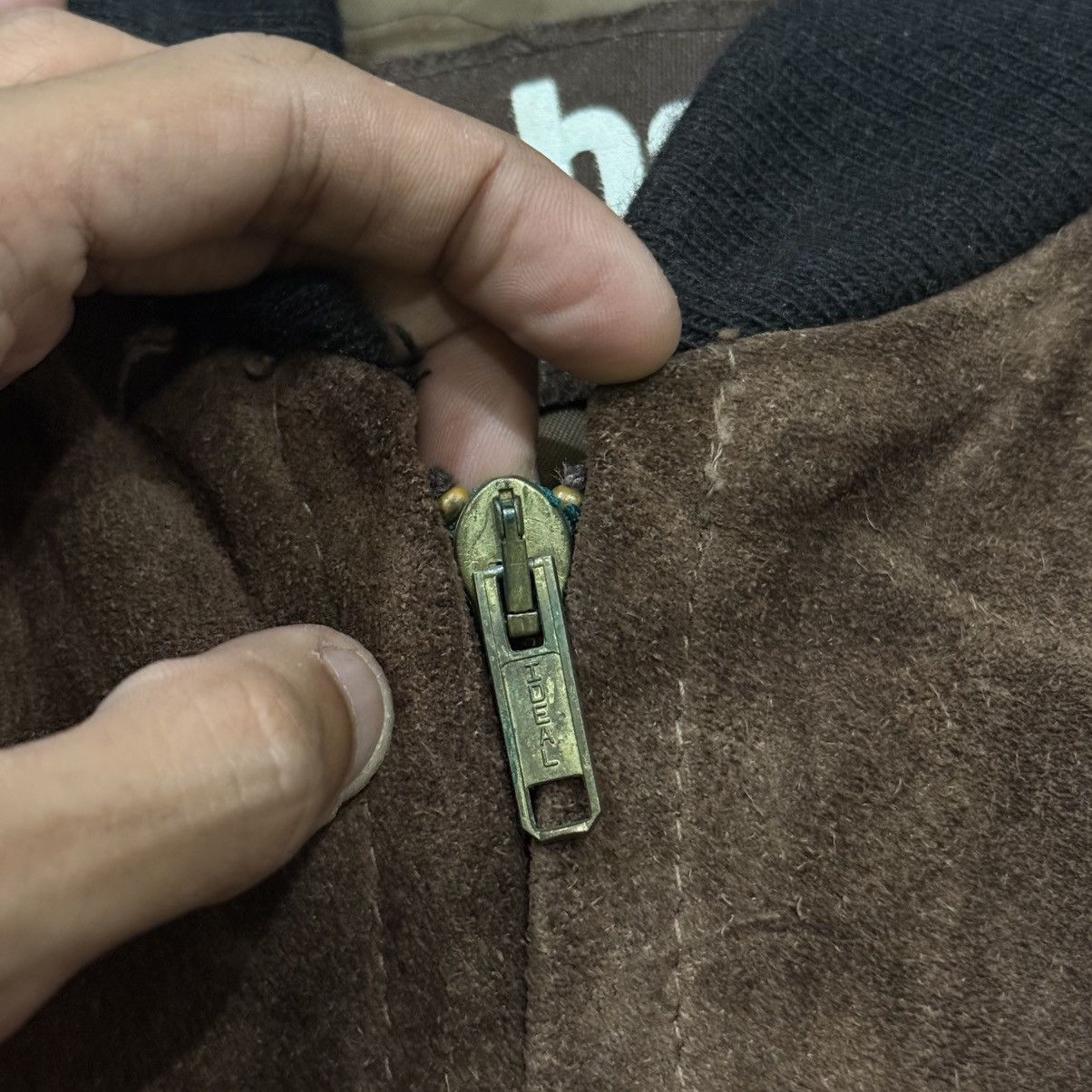 Schott Vintage Schott Bomber Made In USA Suede Leather Jacket Size US M / EU 48-50 / 2 - 8 Thumbnail