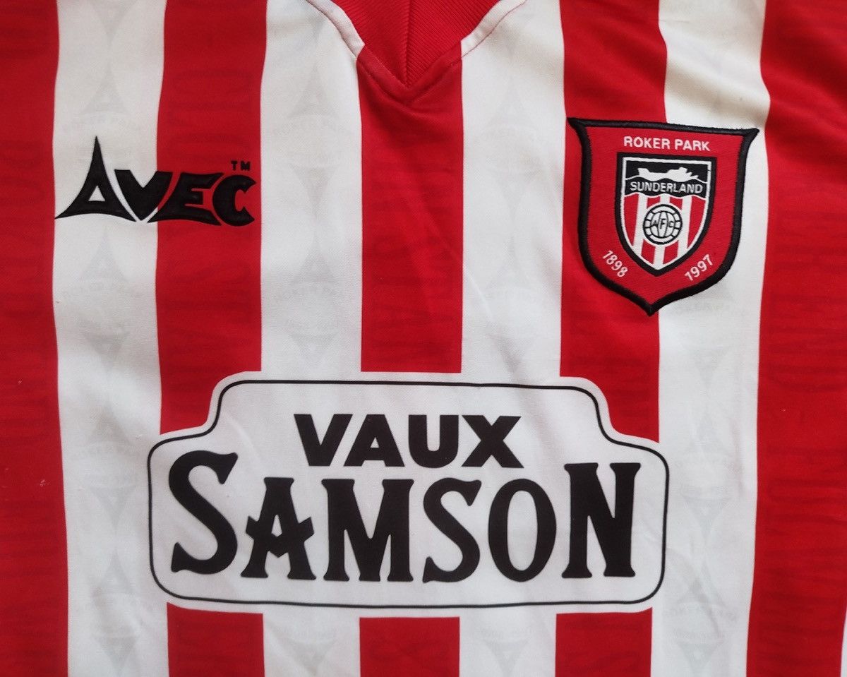 Other Sunderland 1996/1997 vintage Avec football shirt jersey Size US L / EU 52-54 / 3 - 3 Thumbnail