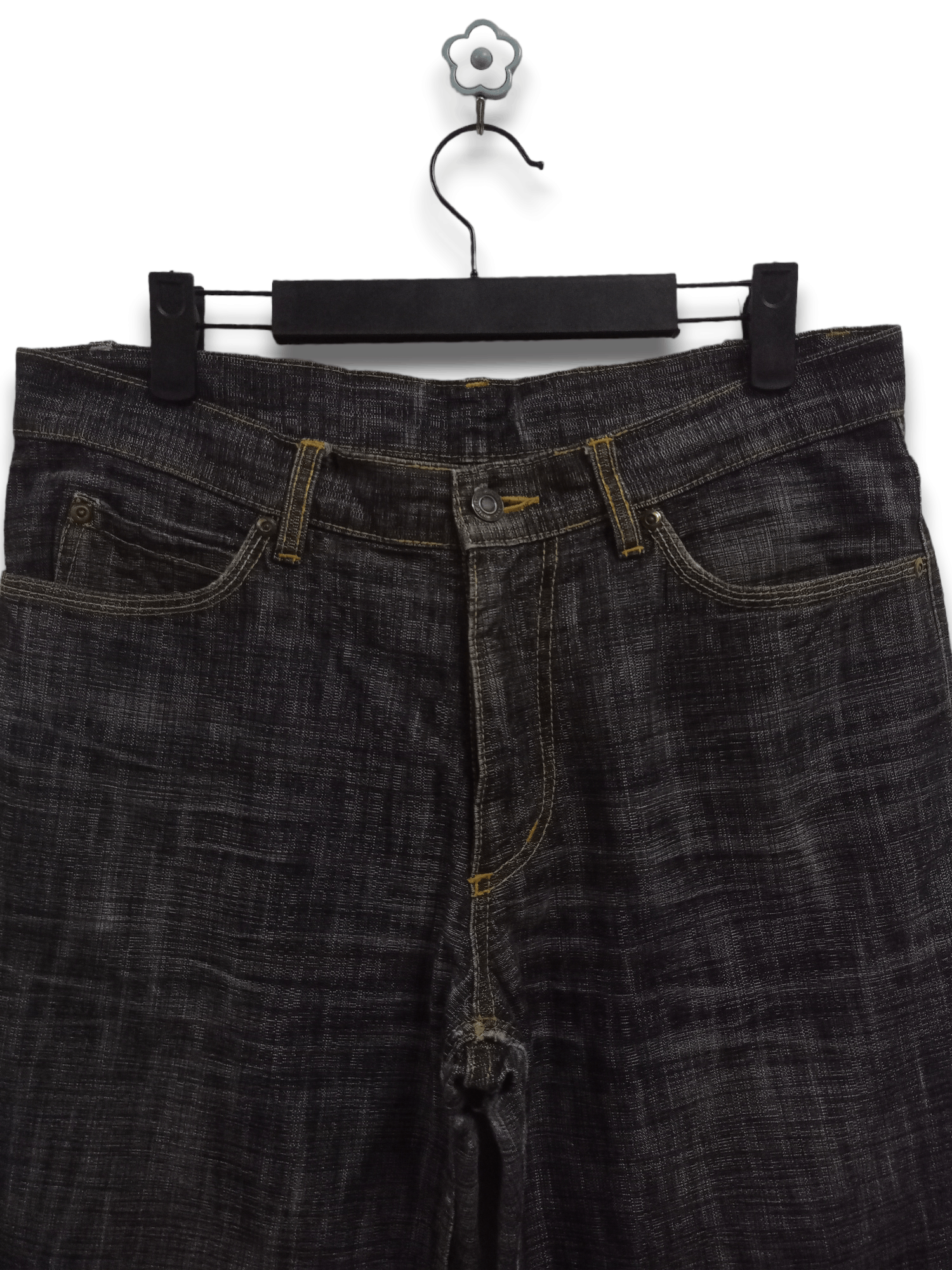 Designer × Japanese Brand Vintage Japanese Brand Atelier Black Flare Jeans 31x32 Size US 31 - 4 Thumbnail