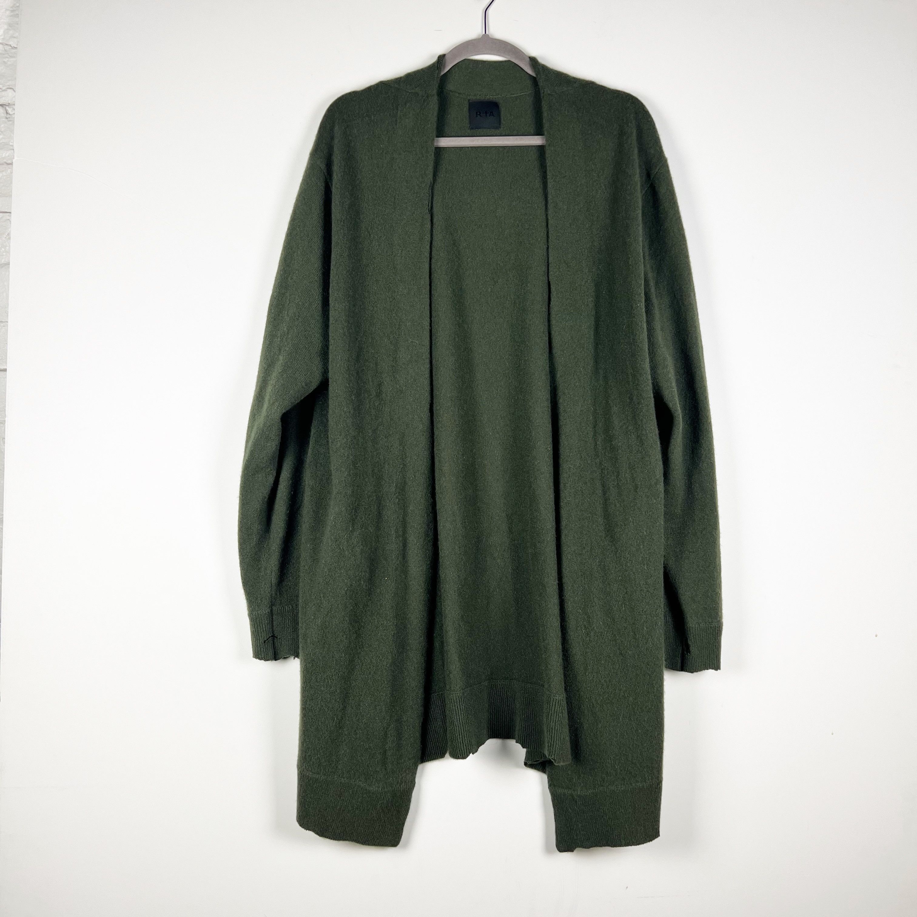 Rta NEW RTA 100% Cashmere Knit Stretch Open Front Size L / US 10 / IT 46 - 1 Thumbnail