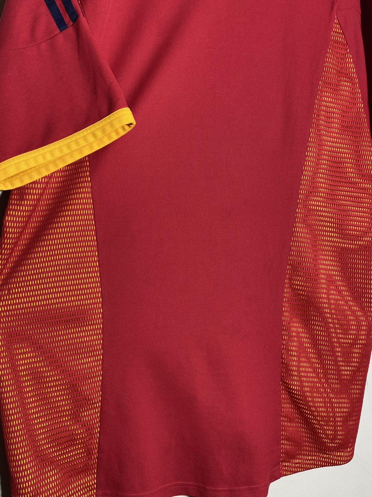 Adidas Adidas Spain National Team 2002 Fifa World Cup Soccer Jersey Size US XL / EU 56 / 4 - 18 Thumbnail