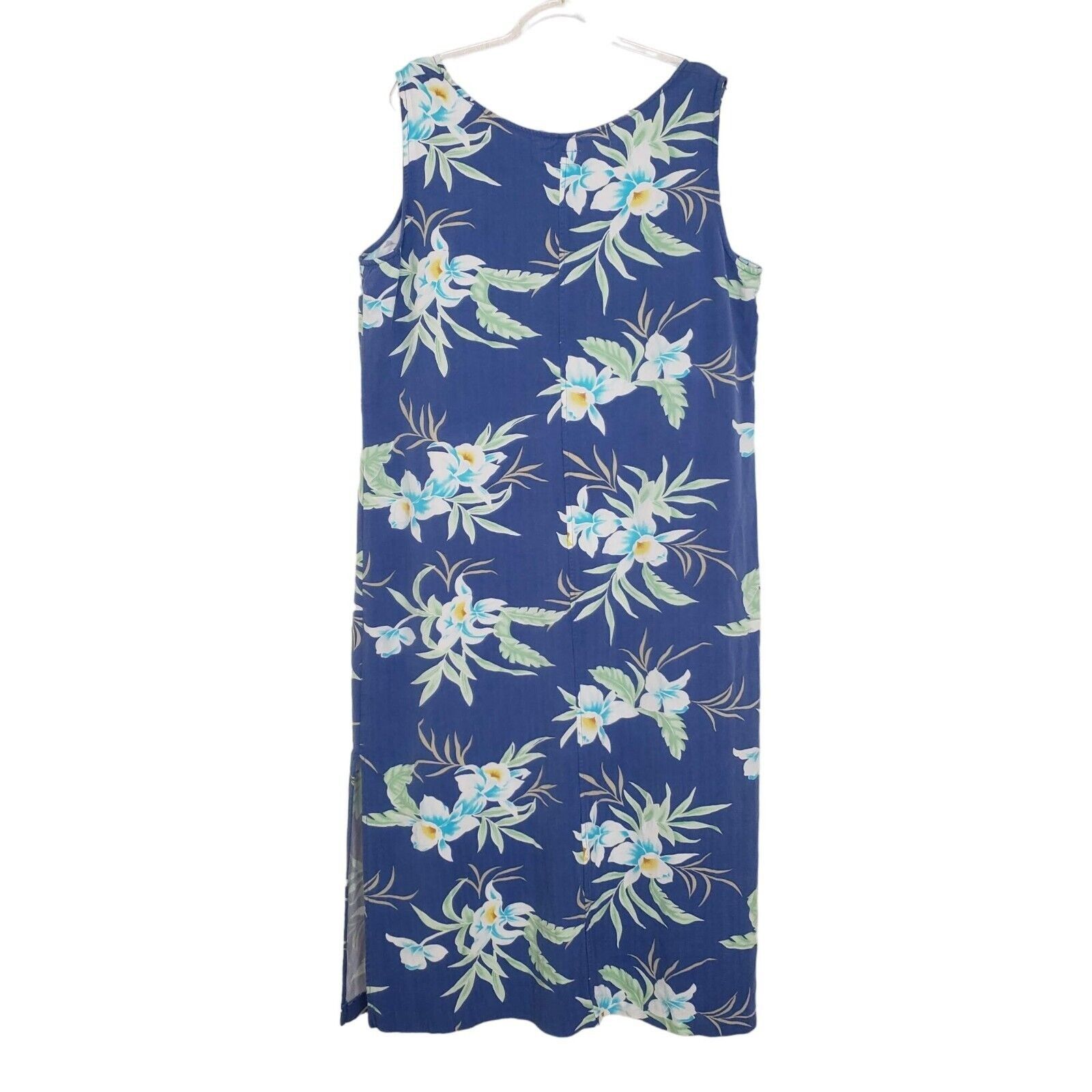 Designer Tahiti Reef Club Floral Hawaiian Dress Womens Size XL Tropic Size XL / US 12-14 / IT 48-50 - 10 Thumbnail