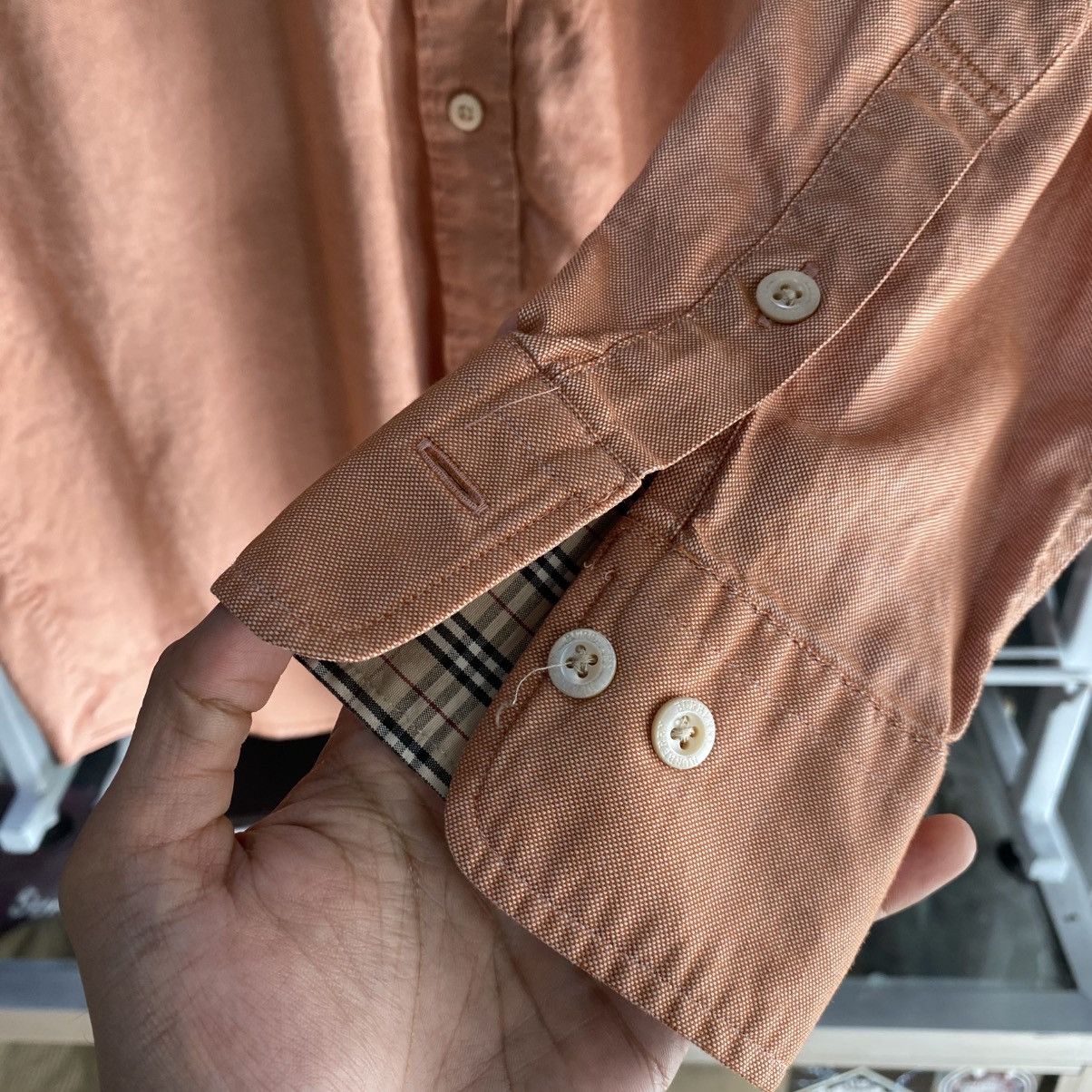 Burberry × Vintage BURBERRY LONDON Pocket Shirt Fashion Casual Style Size US XL / EU 56 / 4 - 7 Thumbnail