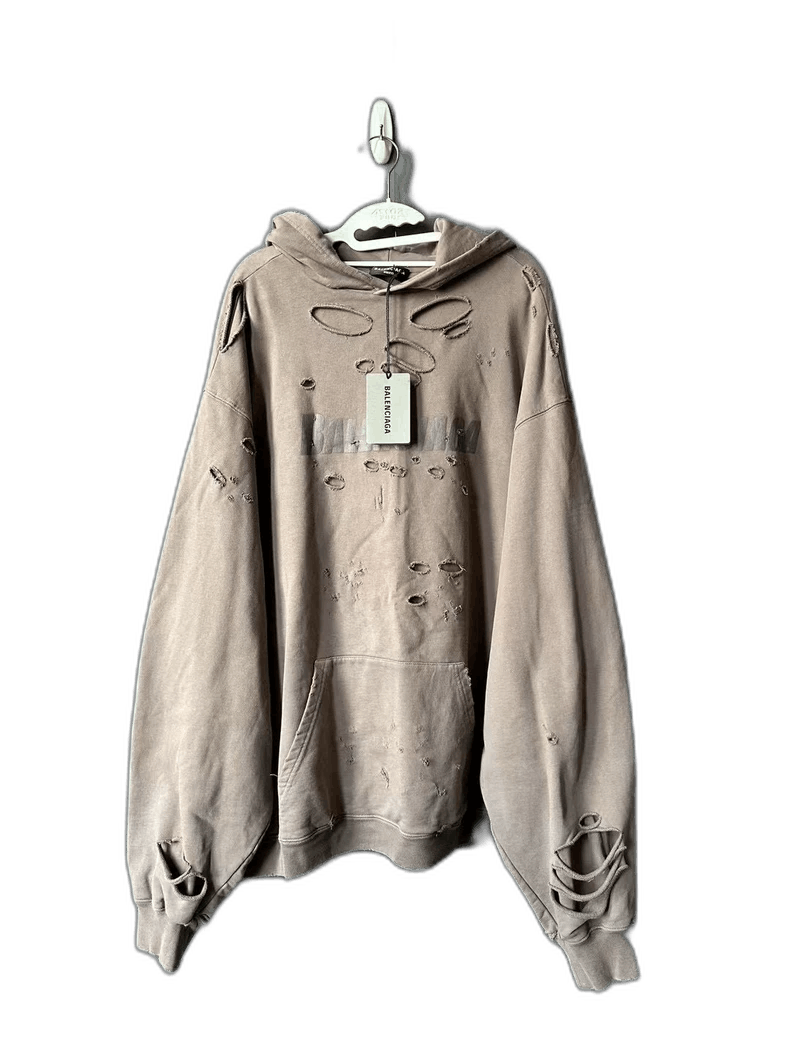 Balenciaga balenciaga brown mayhem hoodie Size US S / EU 44-46 / 1 - 1 Thumbnail