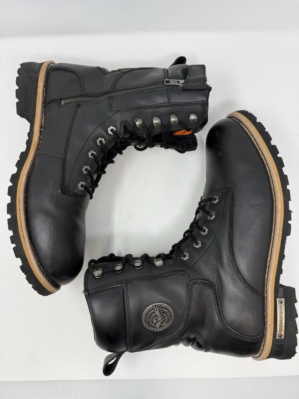 Other Milwaukee Leather Motorcycle Boots Size 13 Black Leather Size ONE SIZE - 7 Thumbnail